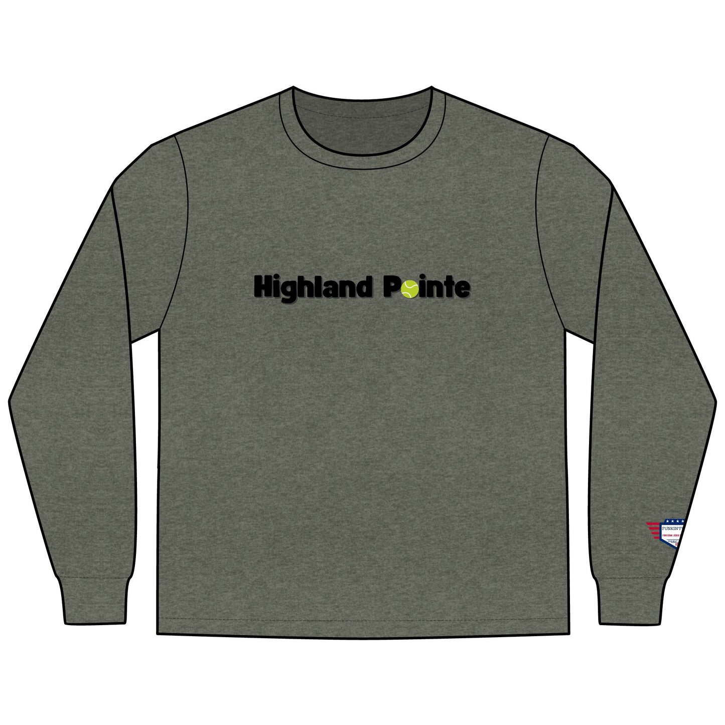 Highland Pointe - A Drinking Club with a Tennis Problem, Tennis Club Shirt, Gift for Sports Lovers, Comfortable Everyday Wear, Men's Fashion Top