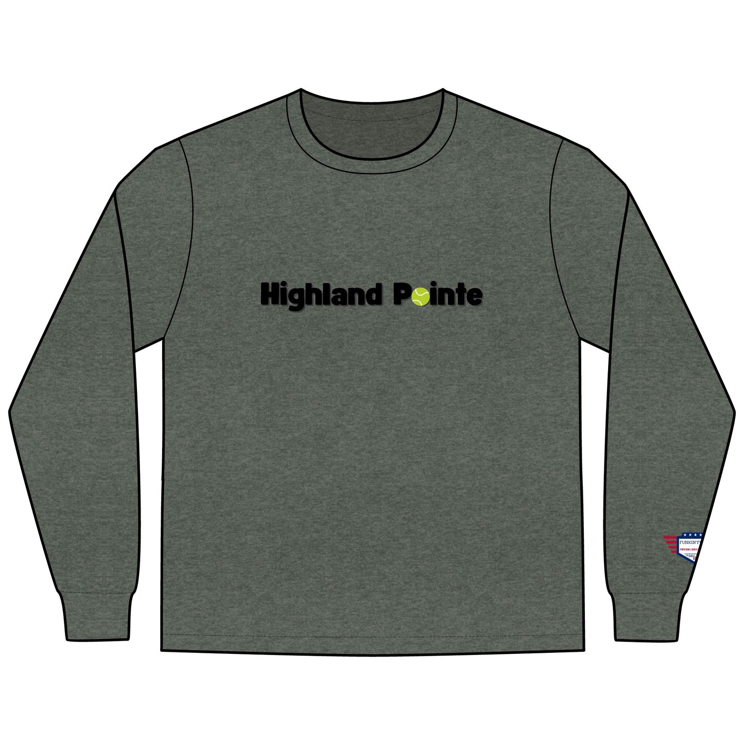 Highland Pointe - A Drinking Club with a Tennis Problem, Tennis Club Shirt, Gift for Sports Lovers, Comfortable Everyday Wear, Men's Fashion Top