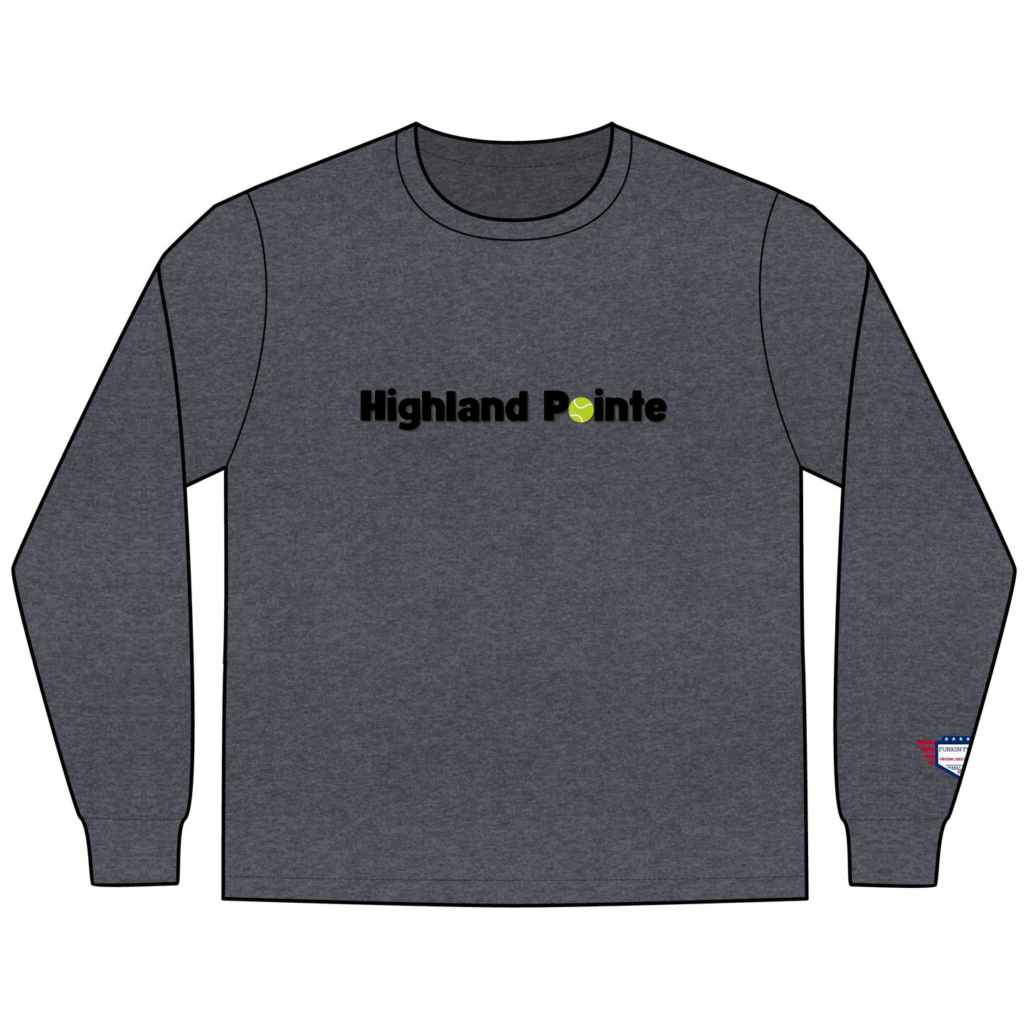 Highland Pointe - A Drinking Club with a Tennis Problem, Tennis Club Shirt, Gift for Sports Lovers, Comfortable Everyday Wear, Men's Fashion Top
