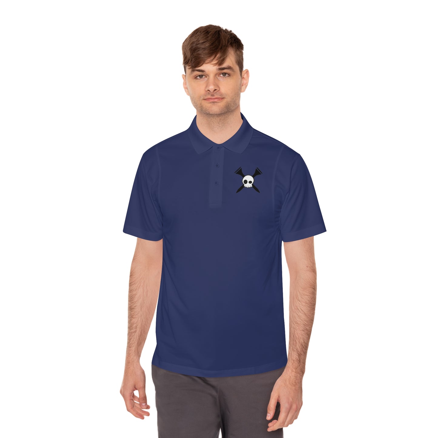 Tee-bone - Golf Polo Shirt with 'Tee It High, Let It Fly' Design
