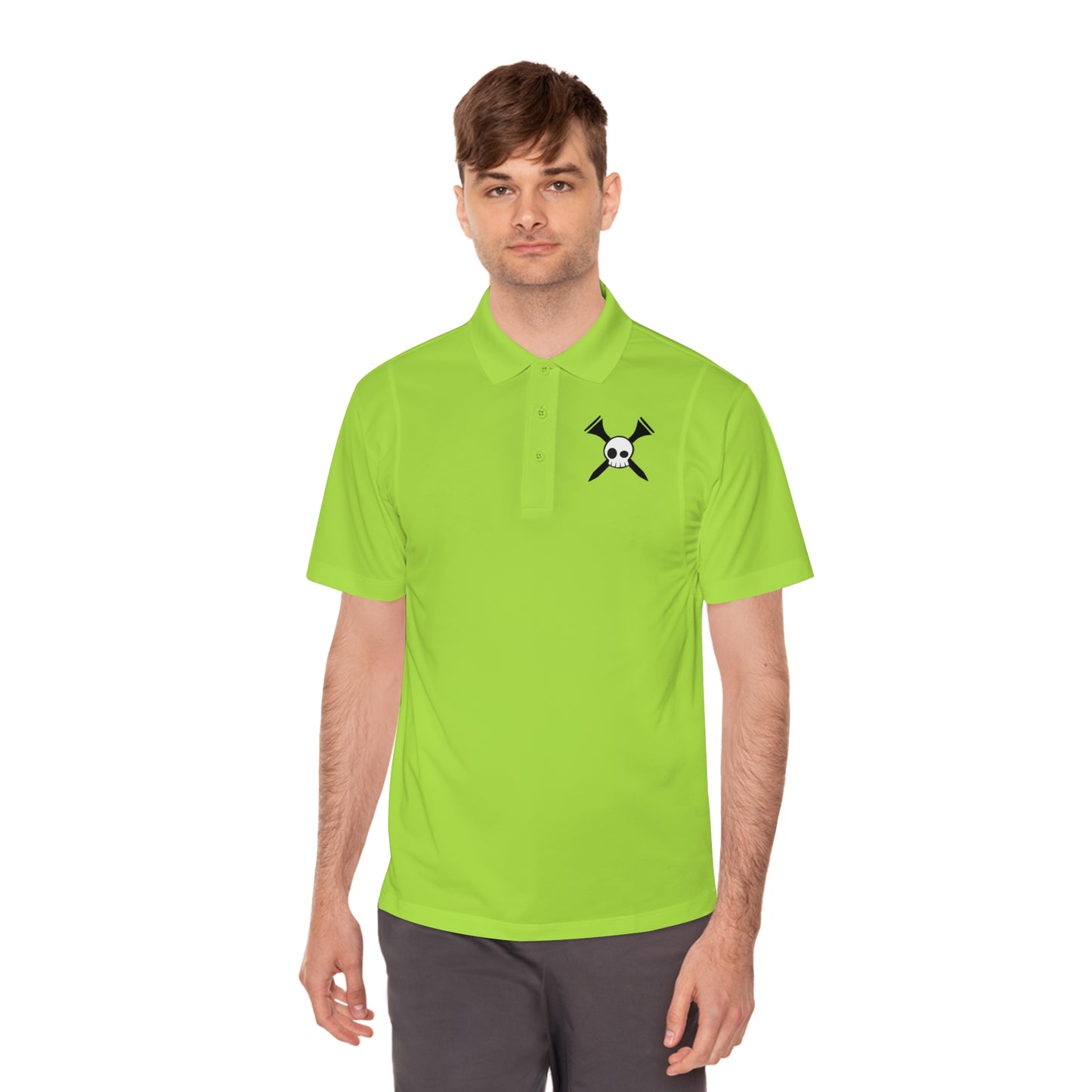 Tee-bone - Golf Polo Shirt with 'Tee It High, Let It Fly' Design