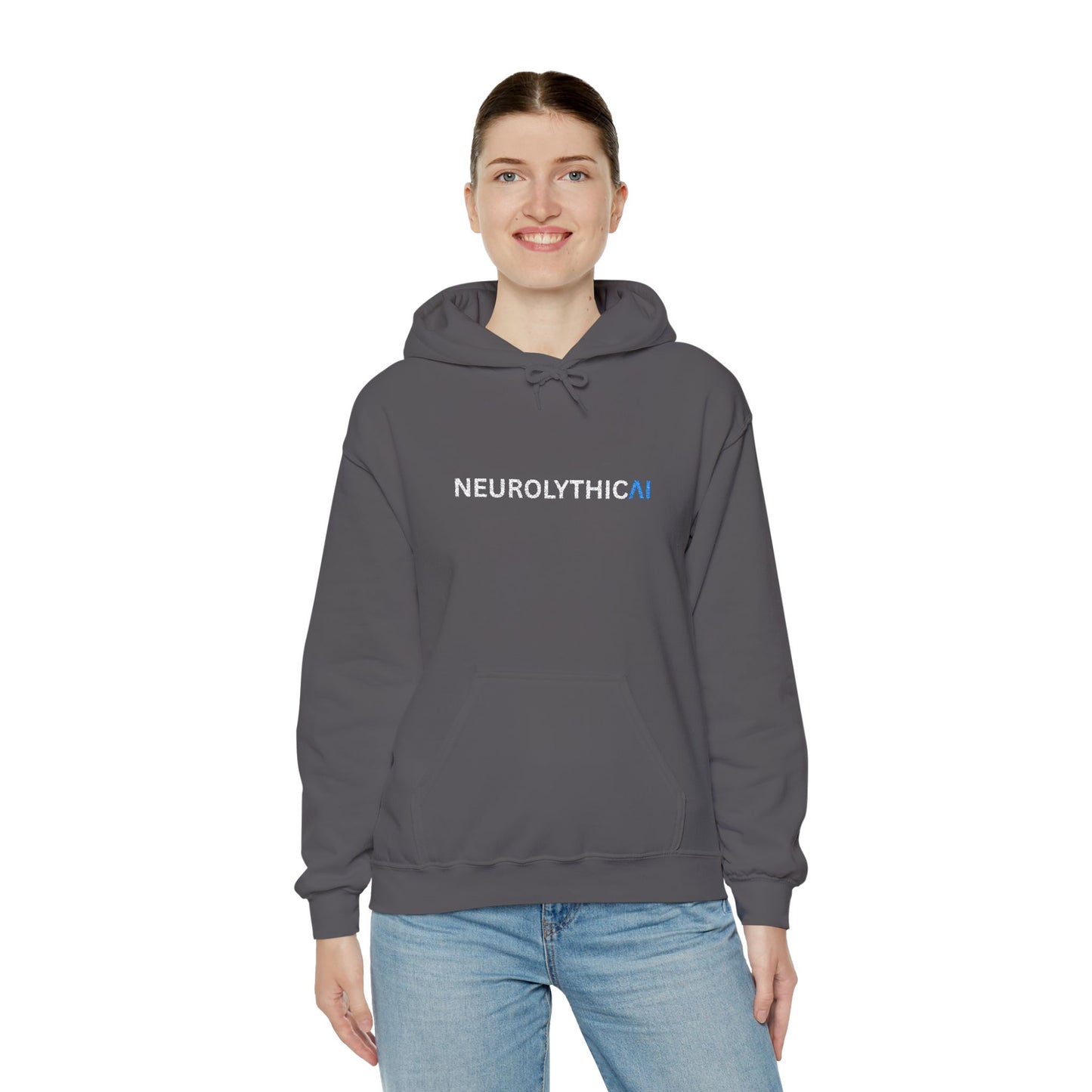 NeurolyticAI Hoodie — Minimal Neural Science Logo Pullover