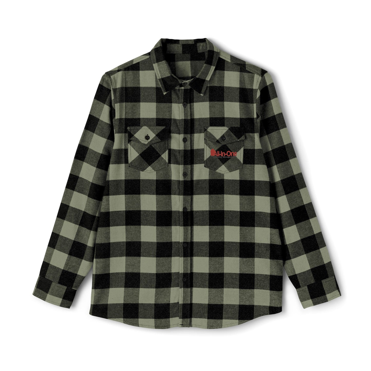 Buffalo Plaid Flannel Shirt — Classic Button-Up Workshirt - All-In-One