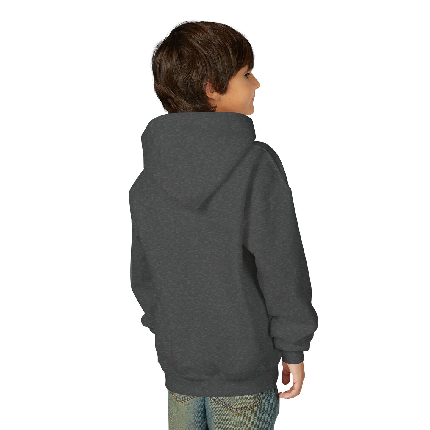 NOBODY CARES - Youth Heavy Blend Hooded Sweatshirt - Statement Hoodie for Trendy Teens