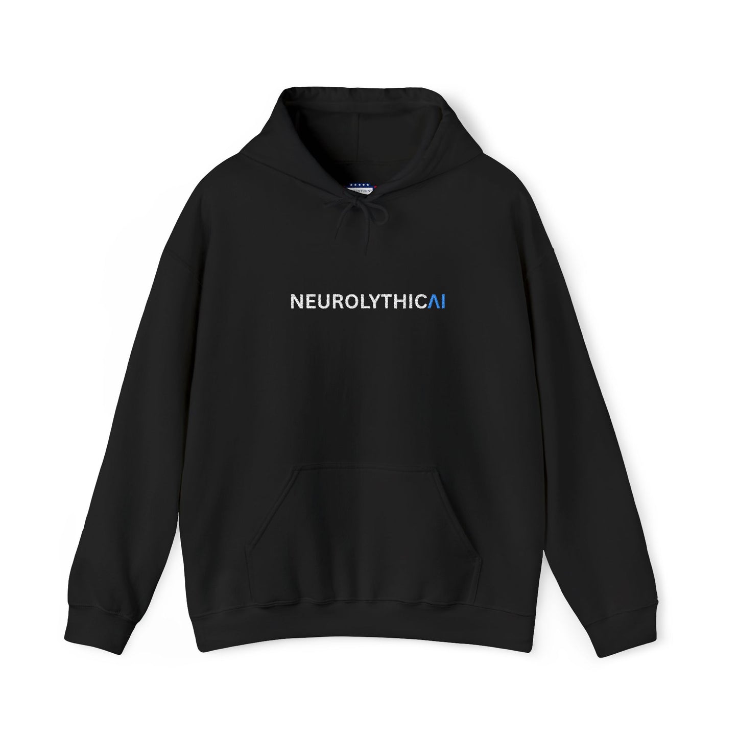 NeurolyticAI Hoodie — Minimal Neural Science Logo Pullover