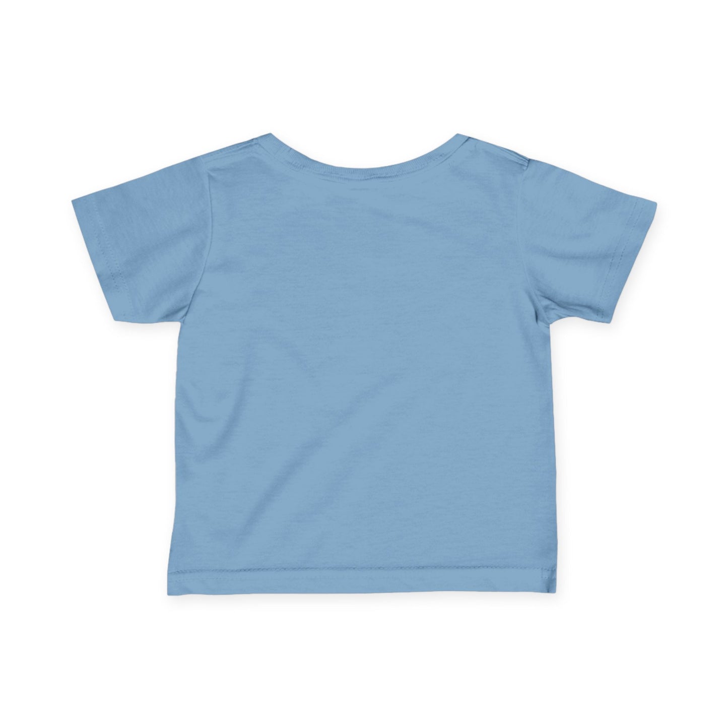 Light blue 'Mountain Biker in training' infant tee - back view