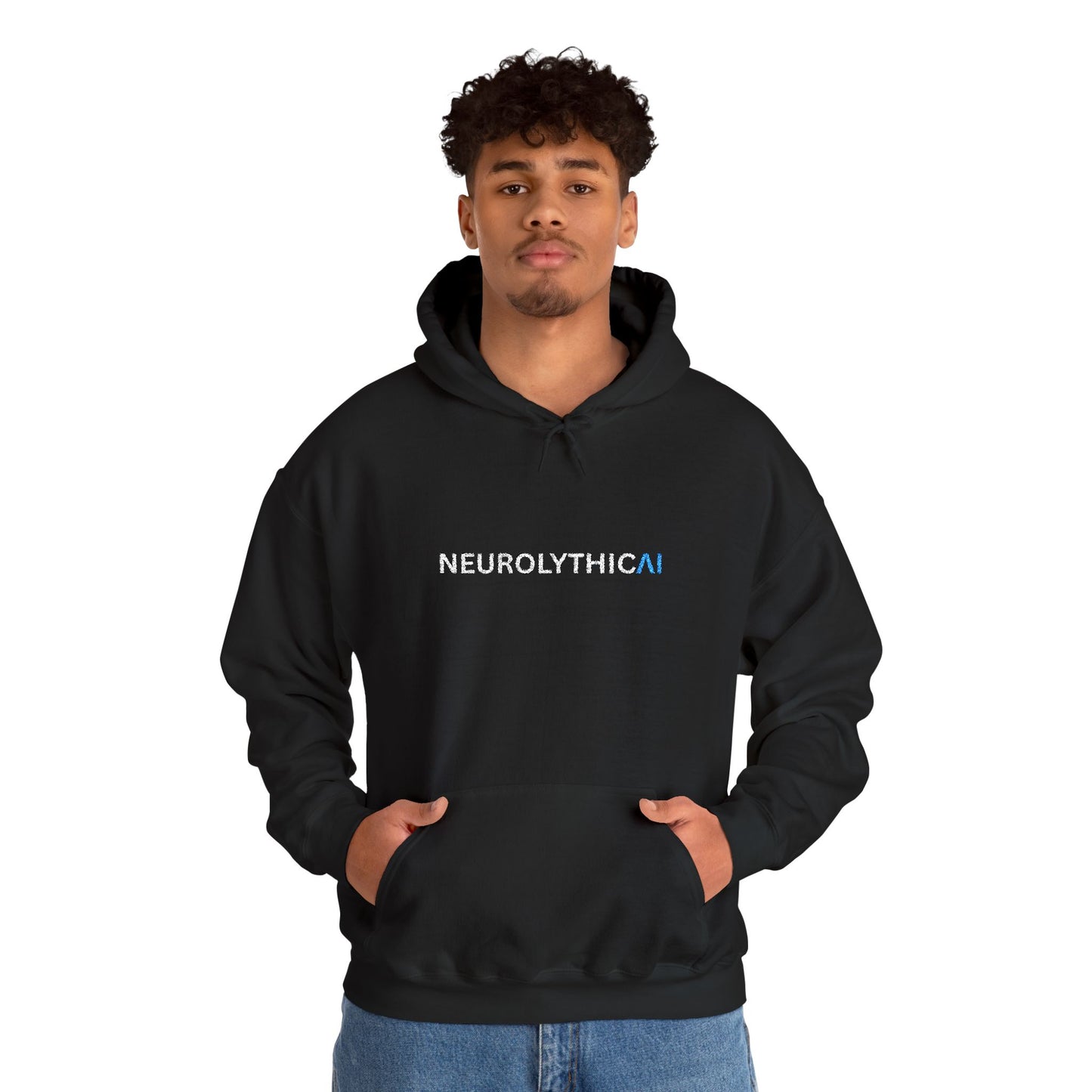 NeurolyticAI Hoodie — Minimal Neural Science Logo Pullover