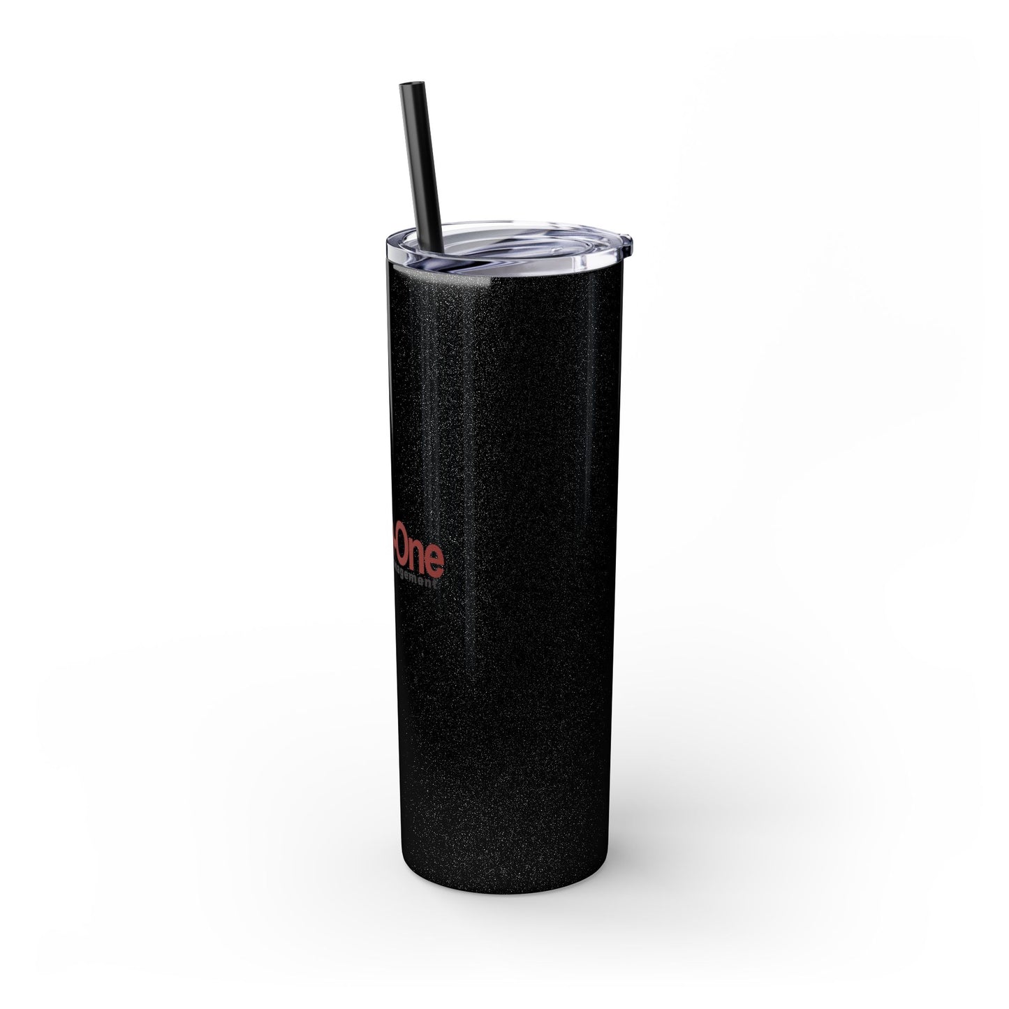 Skinny 20oz Tumbler with Straw — All-In-One Community Management Logo One sided