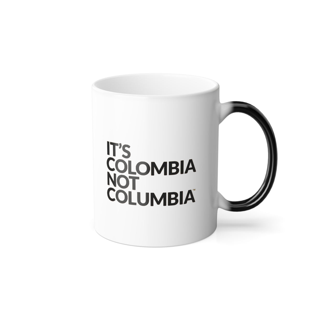 Color-Morphing Mug — "It's Colombia" 11oz Heat-Change Coffee Cup