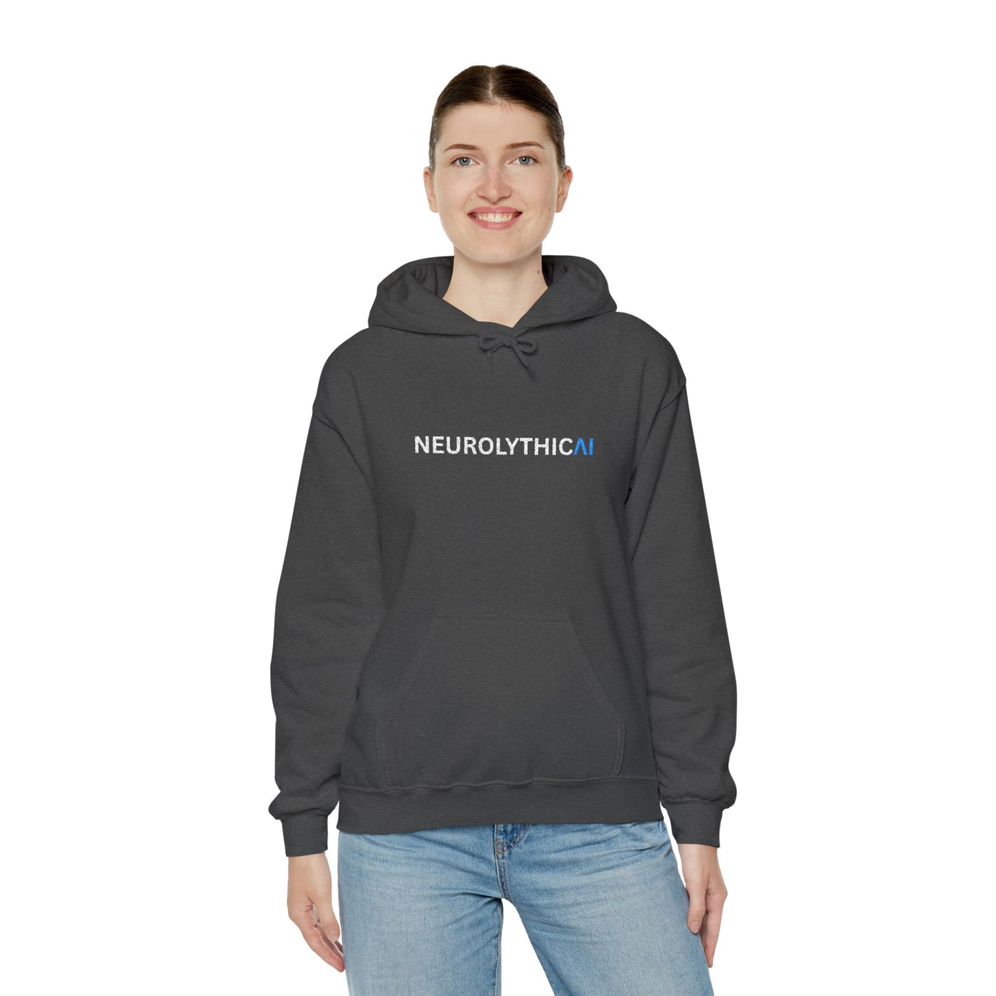NeurolyticAI Hoodie — Minimal Neural Science Logo Pullover