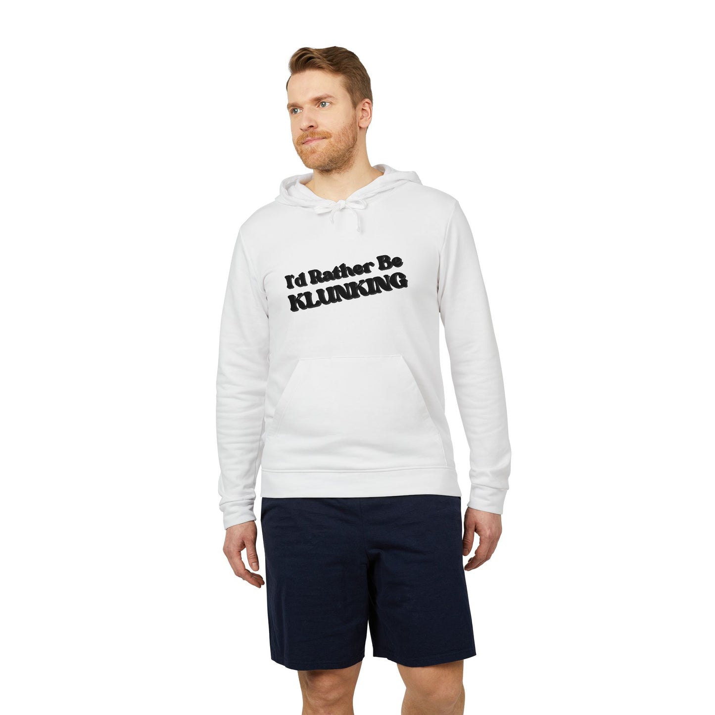 I’d Rather be Klunking - Adidas Fleece Hoodie