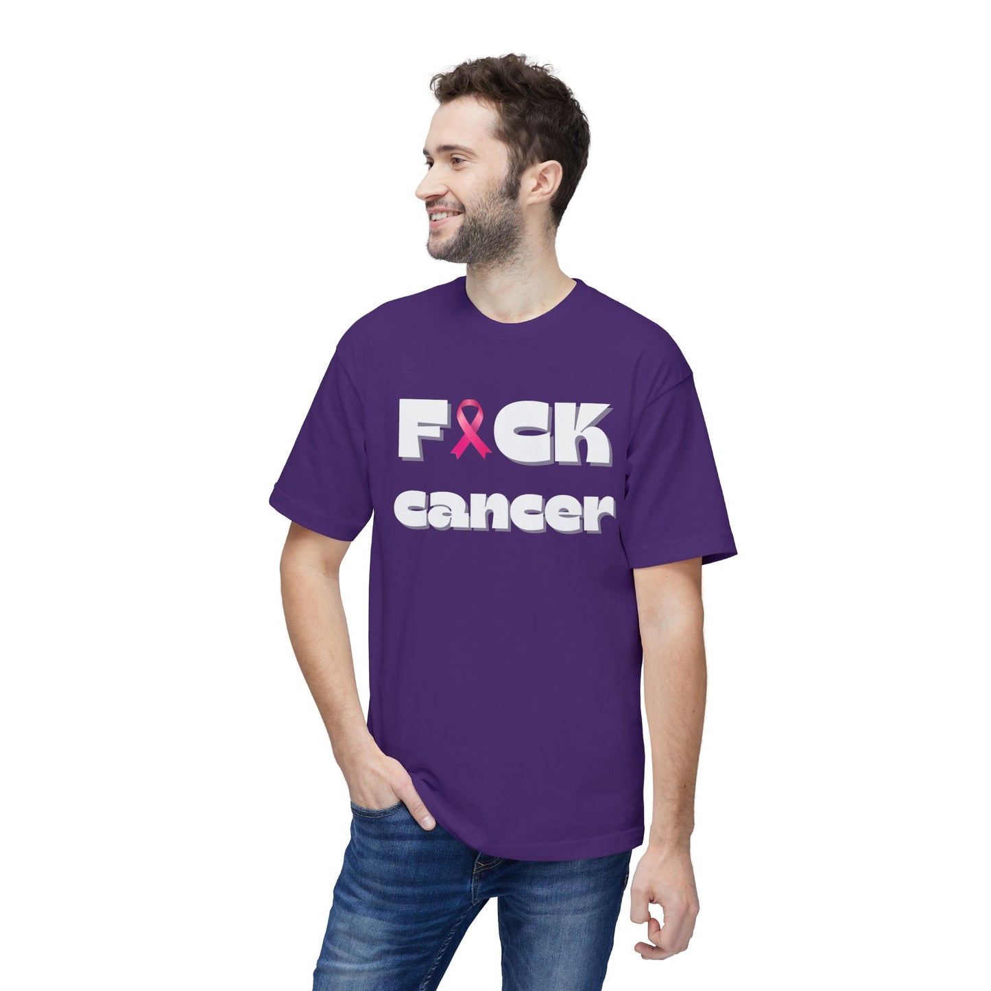 Bold Cancer Awareness T-Shirt, Breast Cancer Support Tee, Unisex Apparel, Inspirational Gift, Made in USA, Fighting Cancer Gear