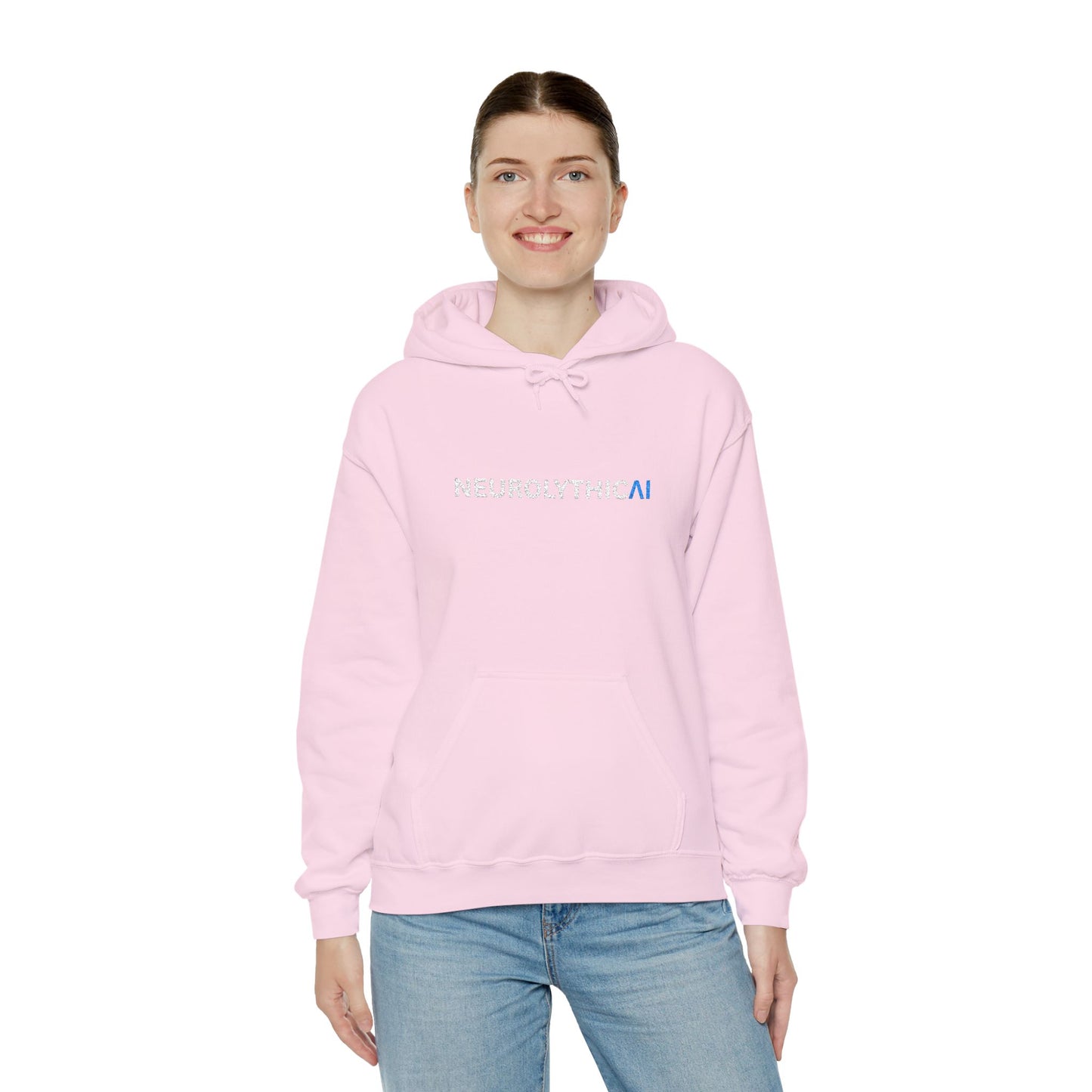NeurolyticAI Hoodie — Minimal Neural Science Logo Pullover