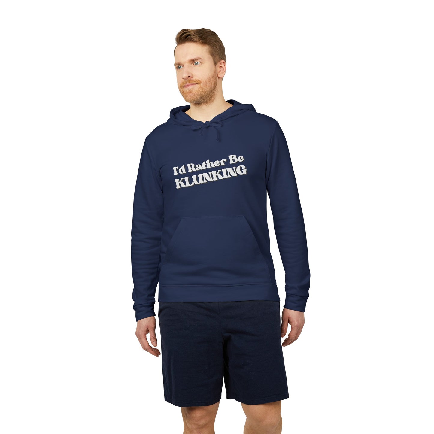 I’d Rather be Klunking - Adidas Fleece Hoodie