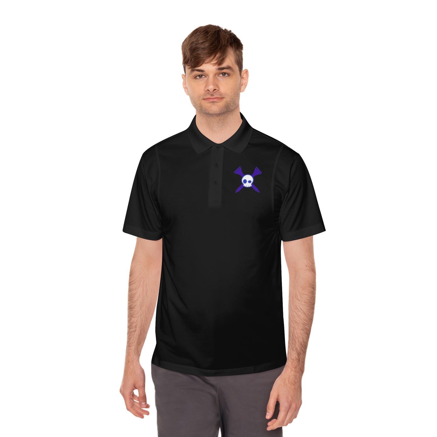 Tee-bone - Golf Polo Shirt with 'Tee It High, Let It Fly' Design