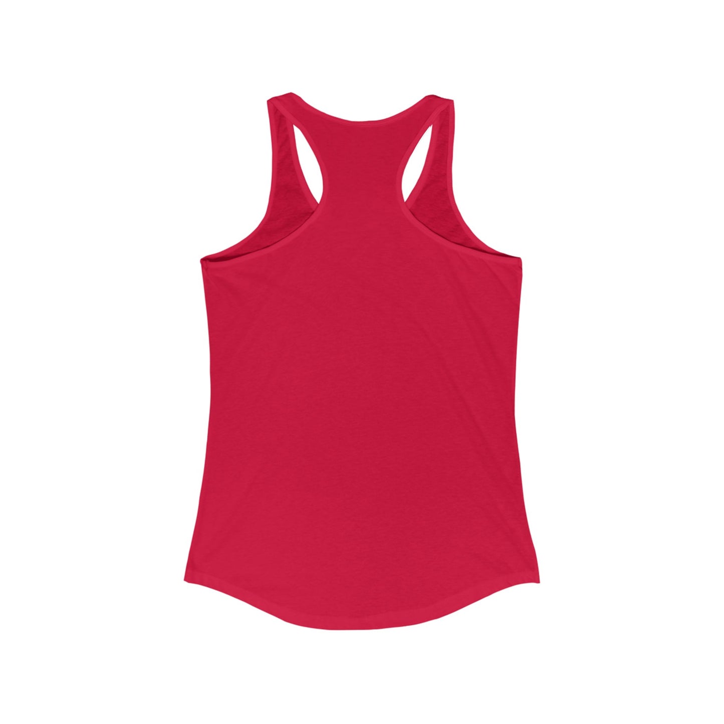“LETitSNOW” - Women's Ideal Racerback Tank