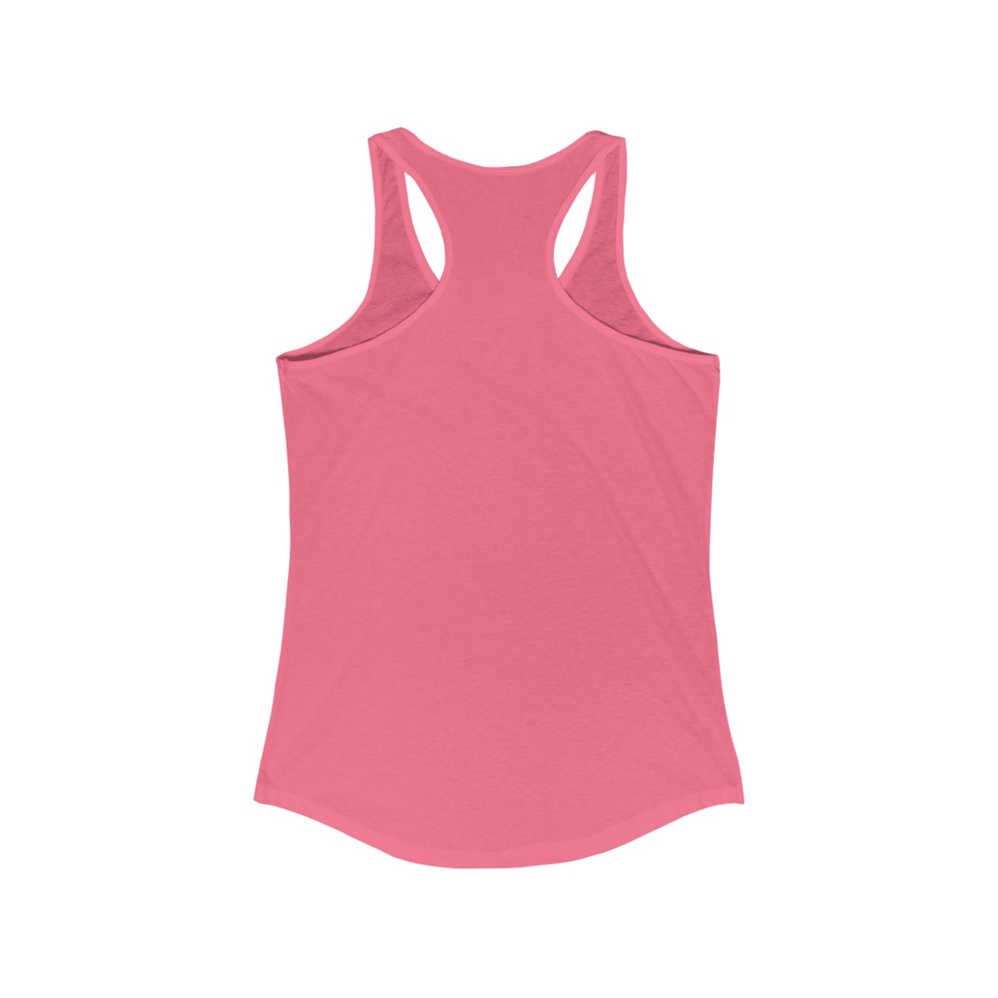 “LETitSNOW” - Women's Ideal Racerback Tank