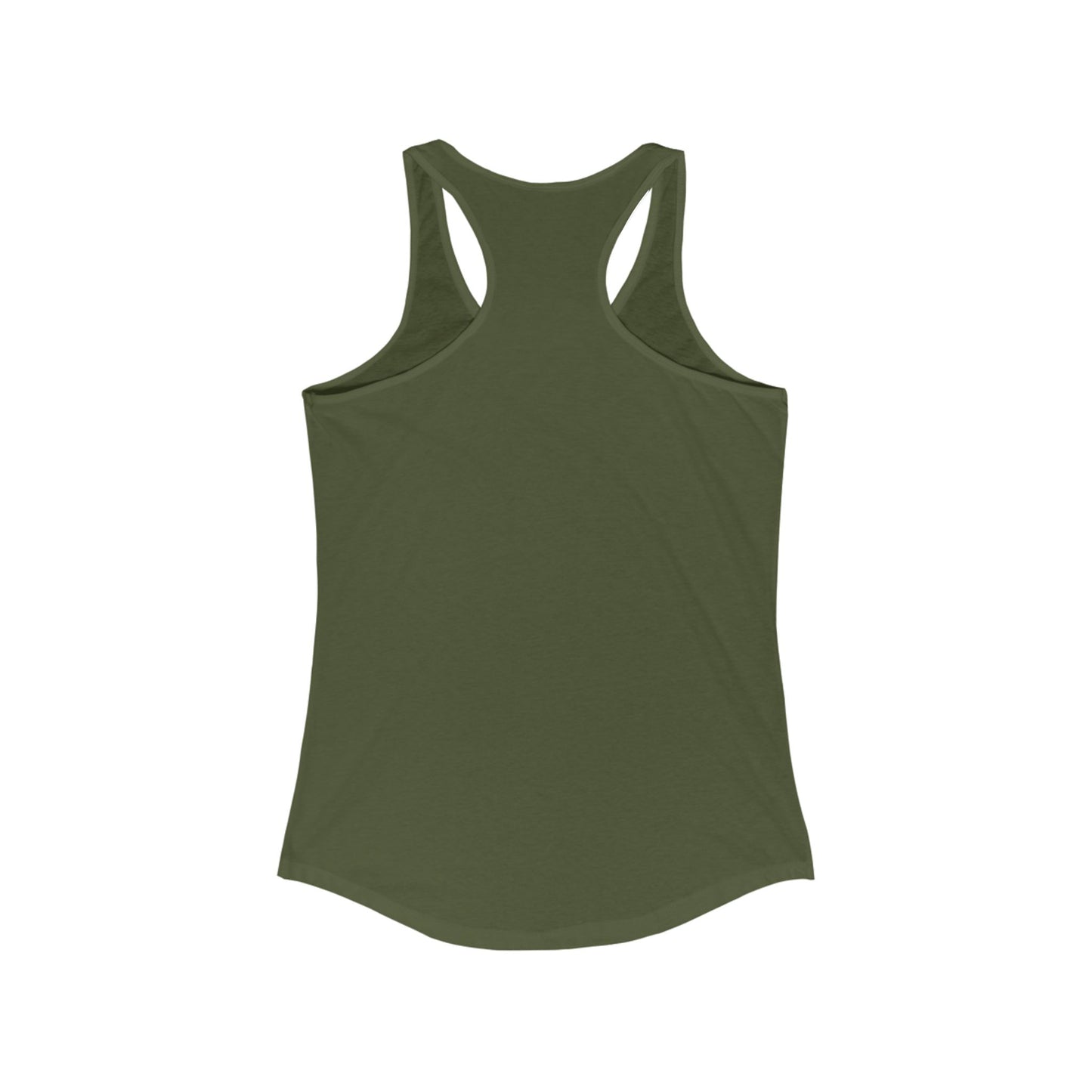 “LETitSNOW” - Women's Ideal Racerback Tank