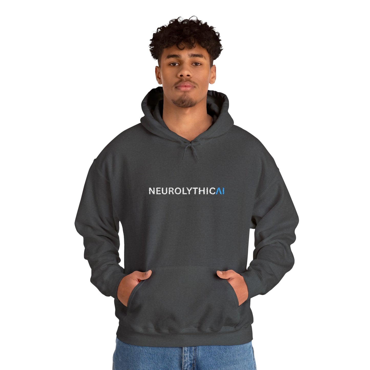 NeurolyticAI Hoodie — Minimal Neural Science Logo Pullover