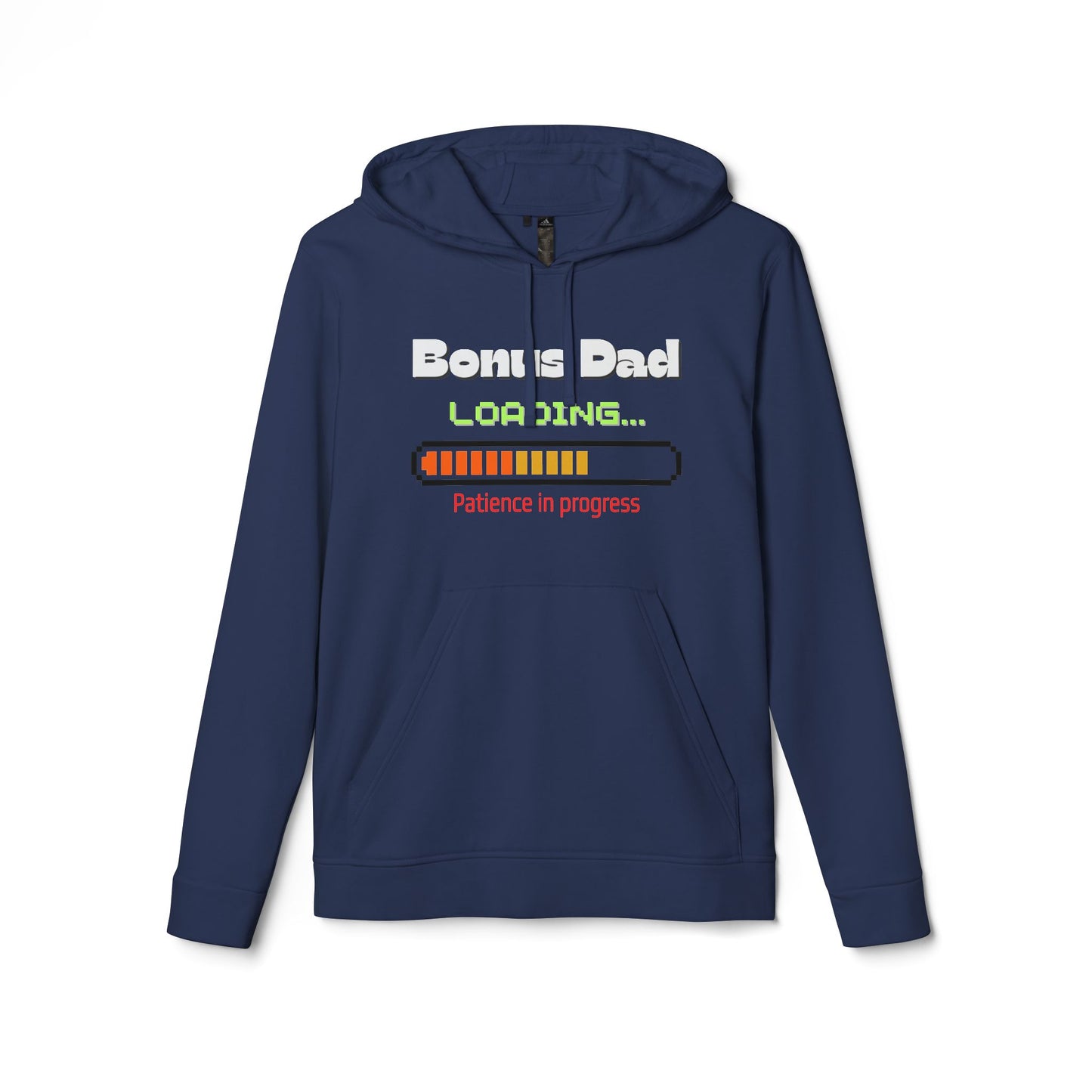 Bonus Dad - Patience in Progress Adidas Fleece Hoodie
