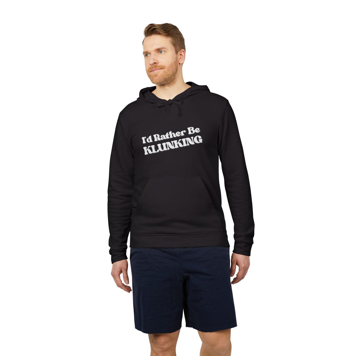 I’d Rather be Klunking - Adidas Fleece Hoodie