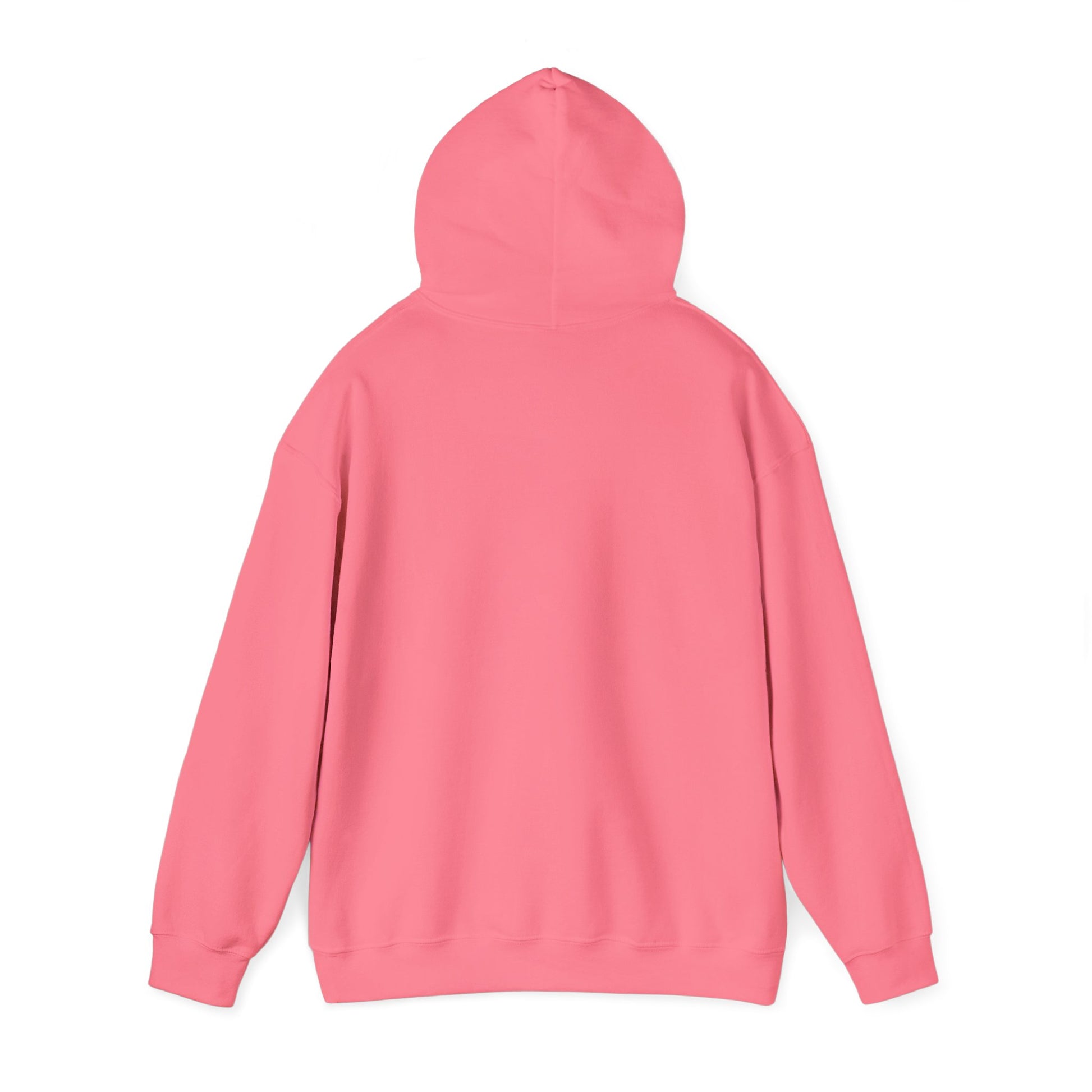 Open folded hot pink hoodie with bold white "I don't always test my code but when I do it's in PRODUCTION" print
