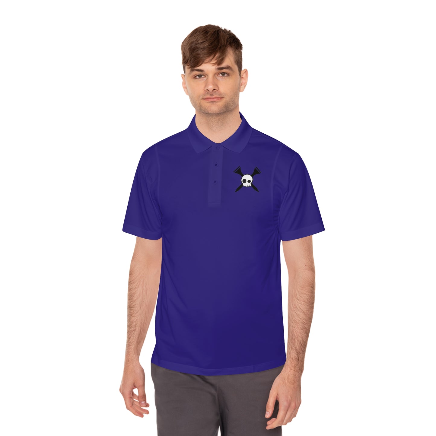 Tee-bone - Golf Polo Shirt with 'Tee It High, Let It Fly' Design