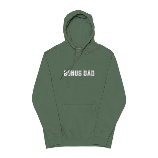 Bonus Dad - Embroidered Dad Hoodie - Vintage Style Dao Design