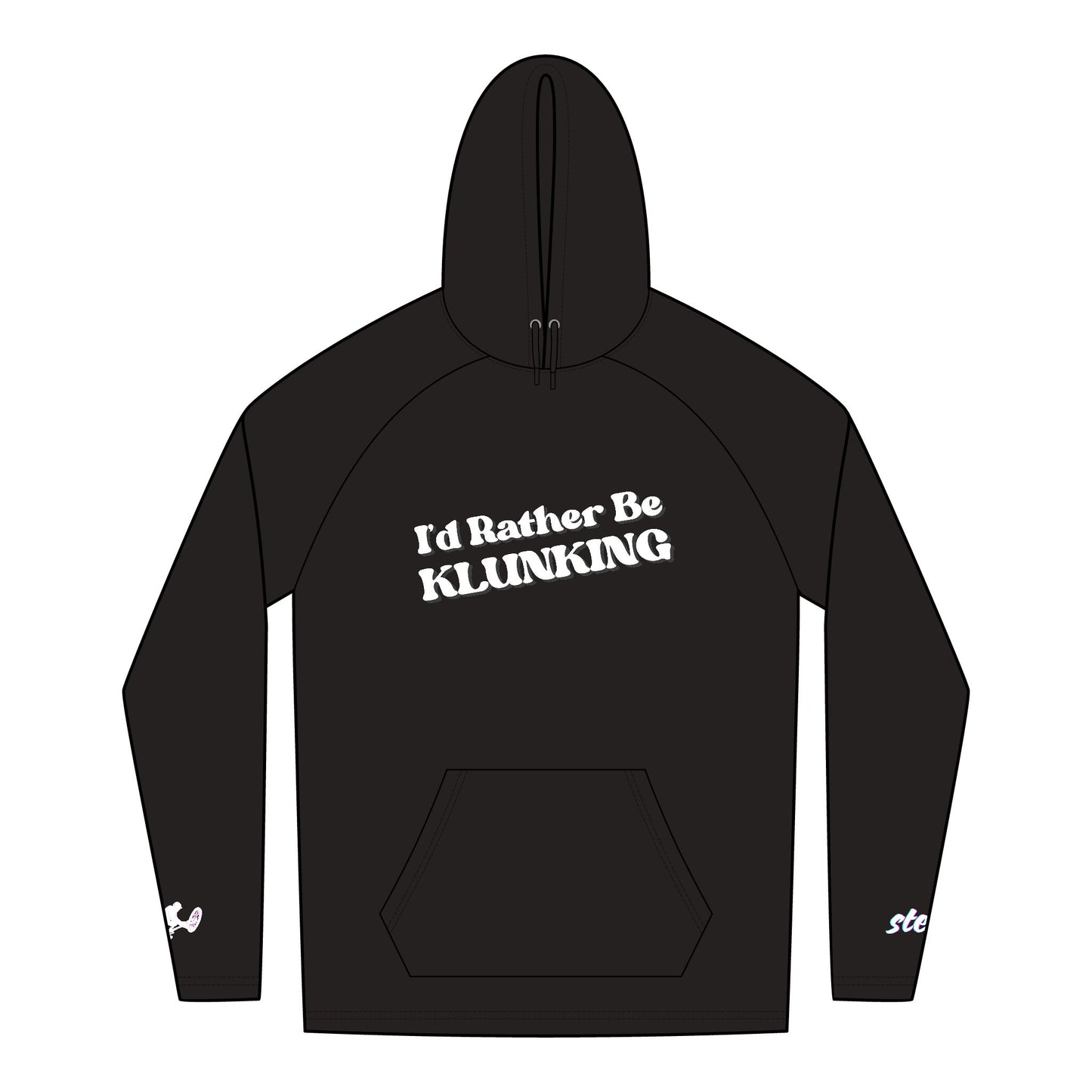 I'd Rather Be Klunking Hoodie | Unisex Tri-Blend Pullover, Comfy Casual Wear, Perfect for Gamers and Outdoor Enthusiasts, Gift for Friends
