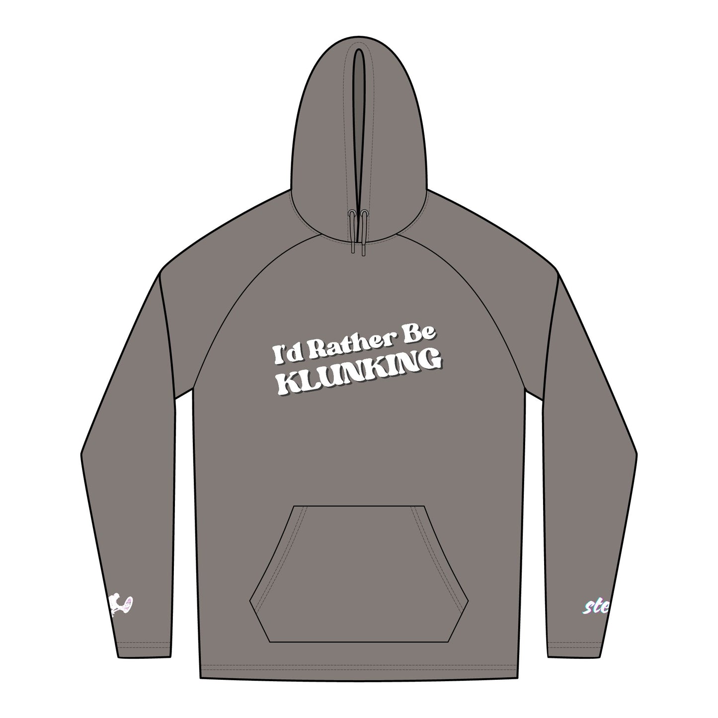 I'd Rather Be Klunking Hoodie | Unisex Tri-Blend Pullover, Comfy Casual Wear, Perfect for Gamers and Outdoor Enthusiasts, Gift for Friends