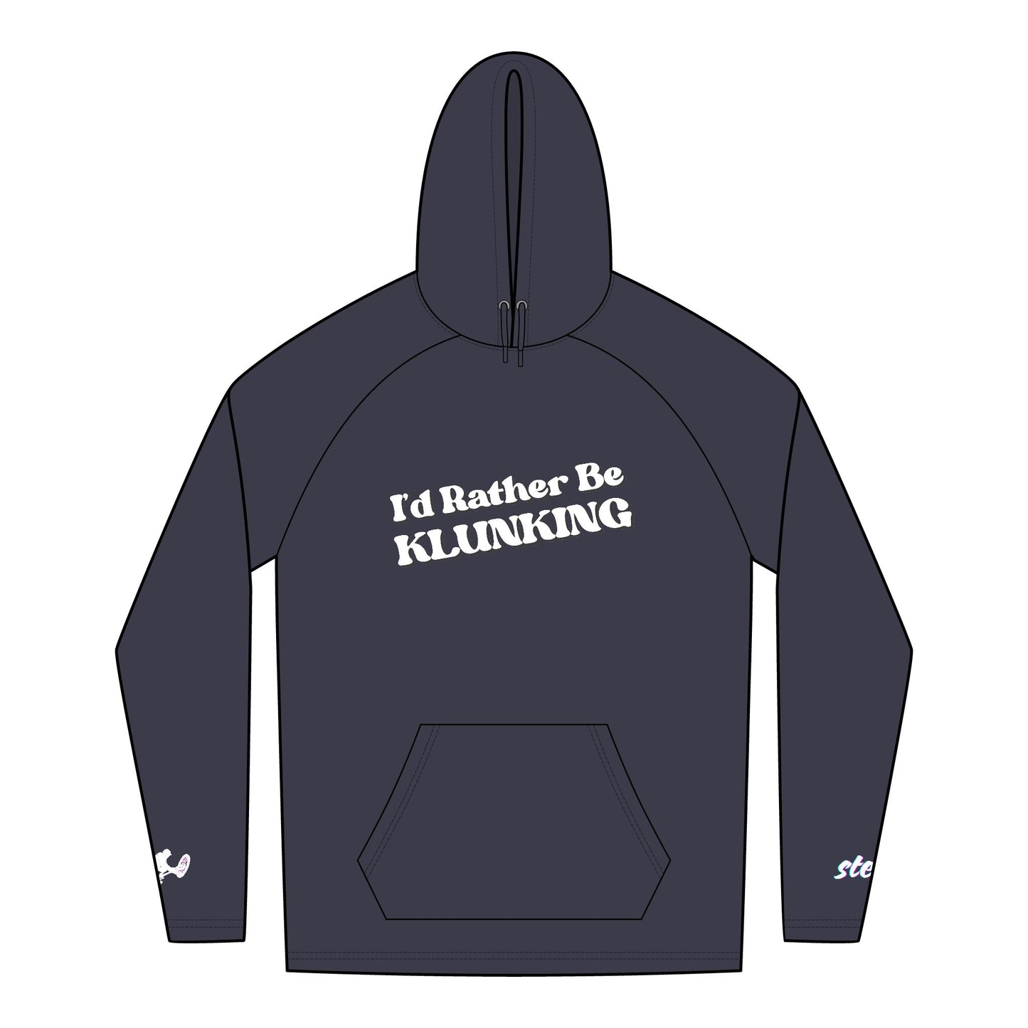 I'd Rather Be Klunking Hoodie | Unisex Tri-Blend Pullover, Comfy Casual Wear, Perfect for Gamers and Outdoor Enthusiasts, Gift for Friends