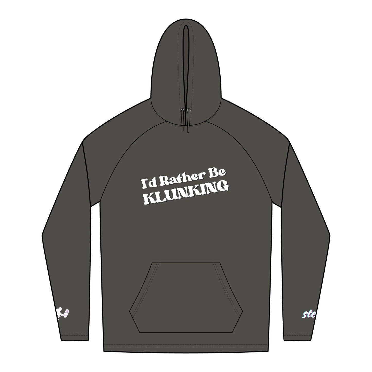 I'd Rather Be Klunking Hoodie | Unisex Tri-Blend Pullover, Comfy Casual Wear, Perfect for Gamers and Outdoor Enthusiasts, Gift for Friends