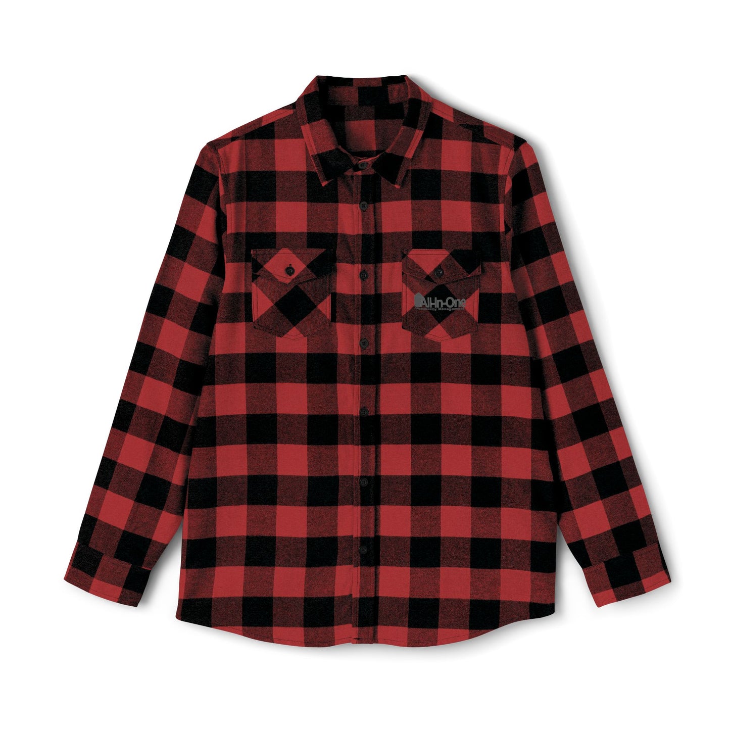 Buffalo Plaid Flannel Shirt — Classic Button-Up Workshirt - All-In-One
