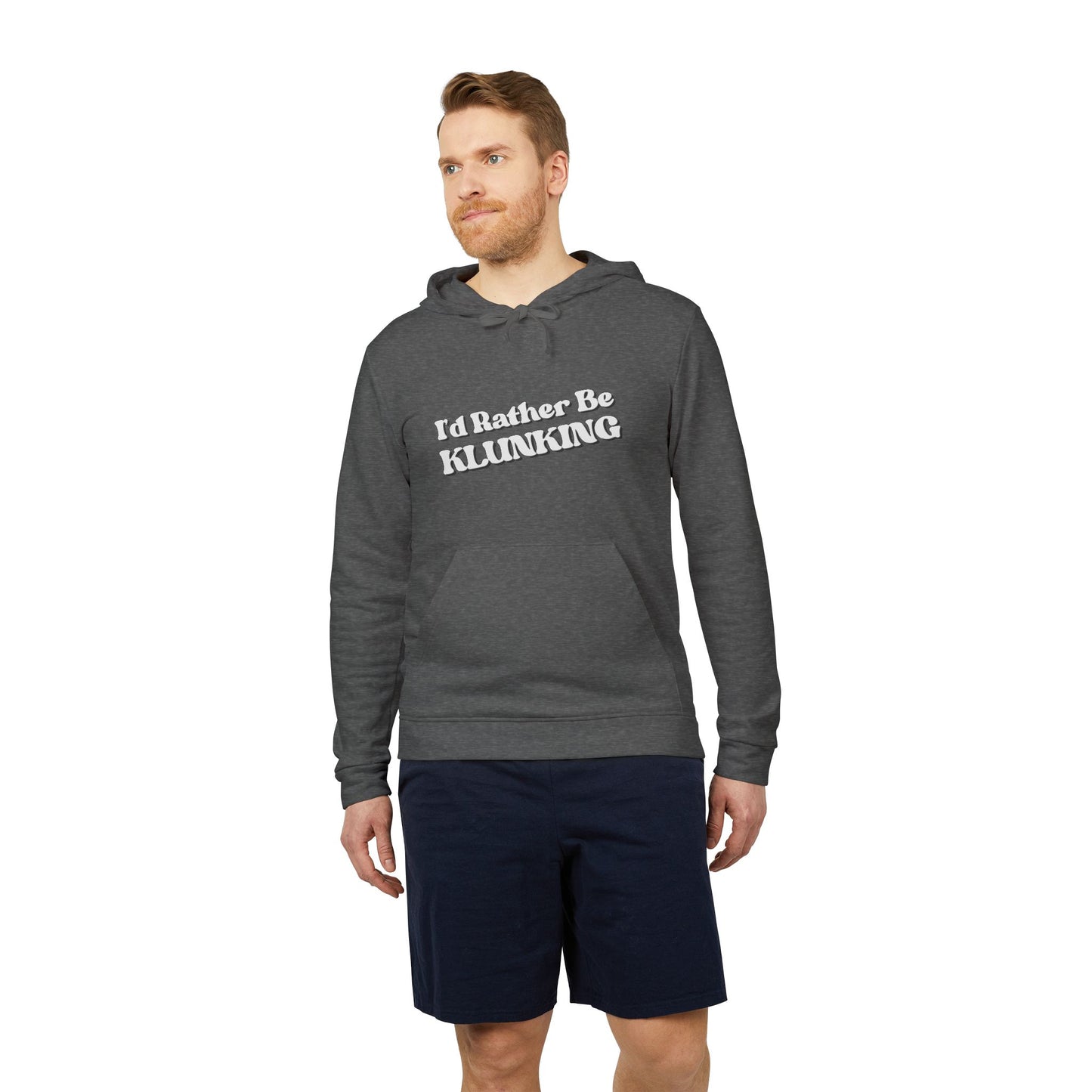 I’d Rather be Klunking - Adidas Fleece Hoodie