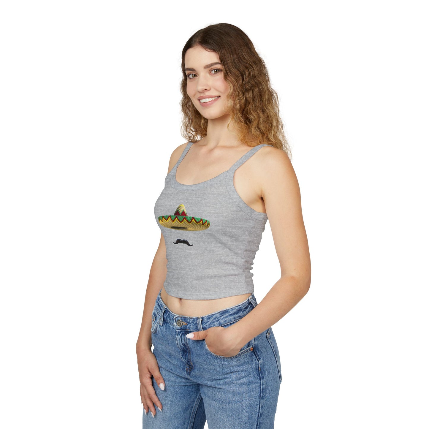Easy Halloween Costume - Temu Obama - Dollar Store Obama - Sombrero Tank, Gift for Her