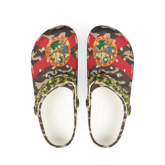 Florida Gator Camo Crocolookalikes, Comfortable Garden Footwear, Unique Outdoor Slip-Ons, Trendy Beach Shoes, Summer Essentials, Ideal Gift [...]