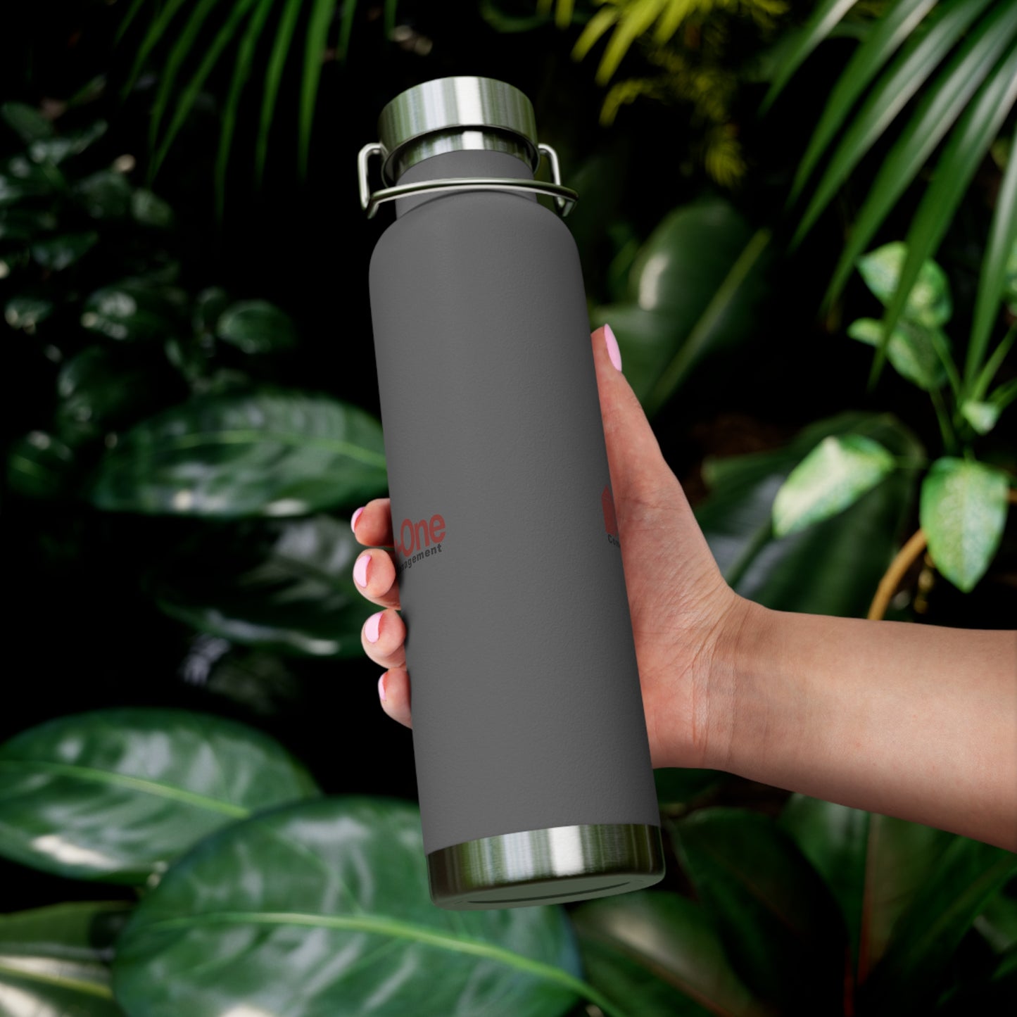 22oz Copper Vacuum Tumbler - All-In-One both sides - Stainless Water Bottle, Keeps Drinks Hot & Cold