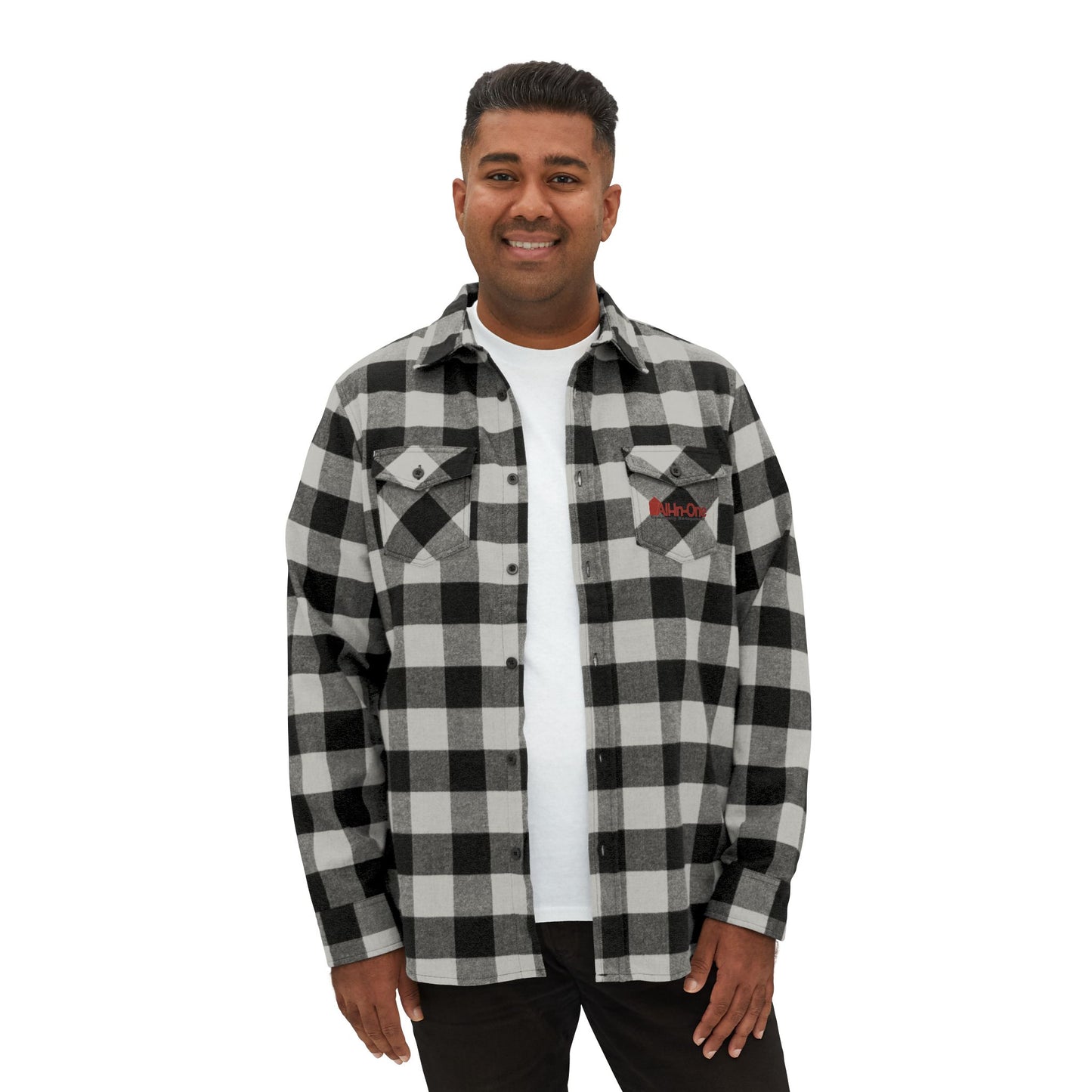 Buffalo Plaid Flannel Shirt — Classic Button-Up Workshirt - All-In-One