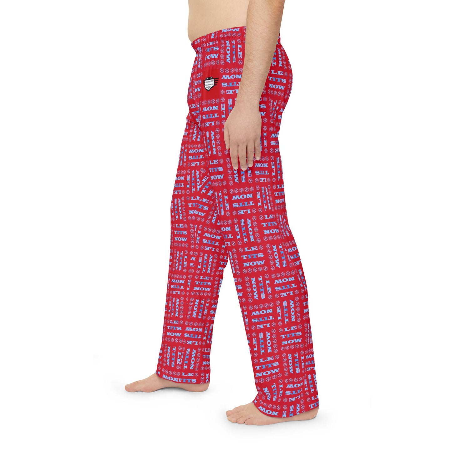 Men's Pajama Pants - LETitSNOW Pattern Lounge Sleepwear