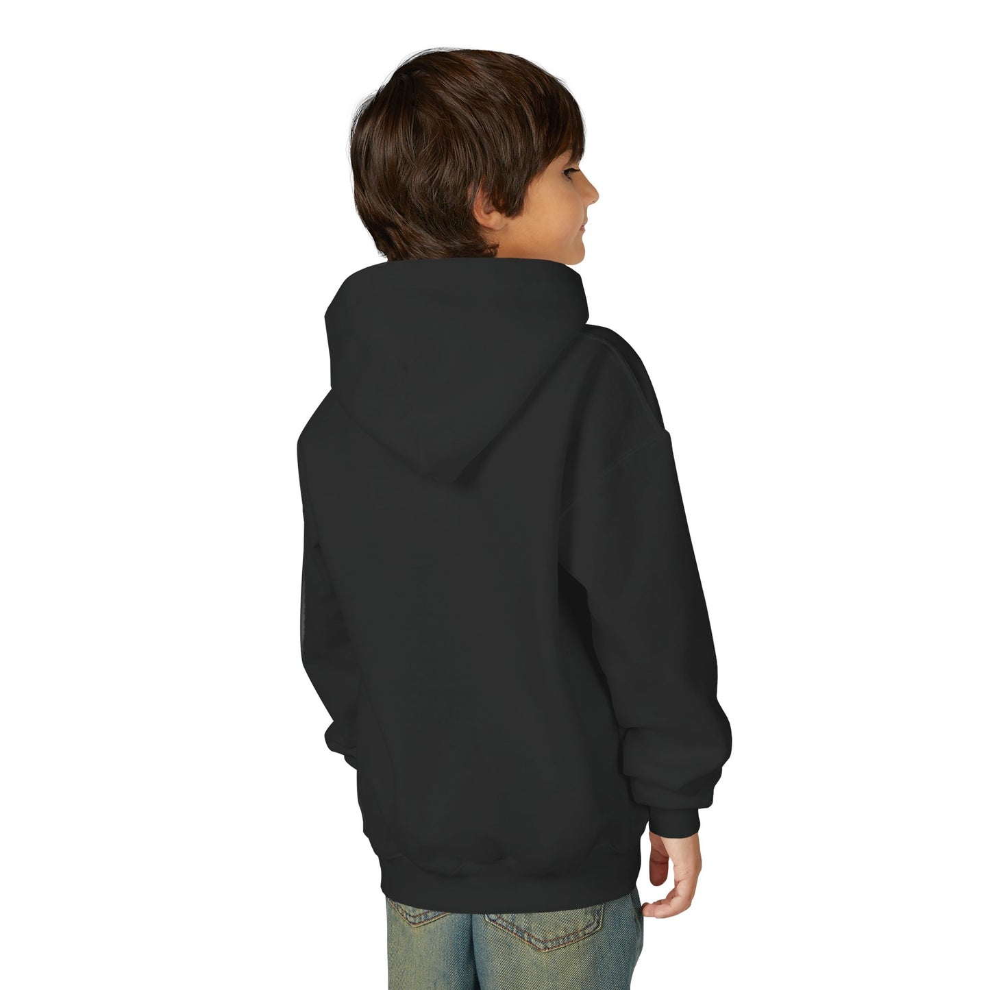 Youth 'NEUROLYTHICAI' Hoodie — Minimal Tech Logo Pullover for Kids