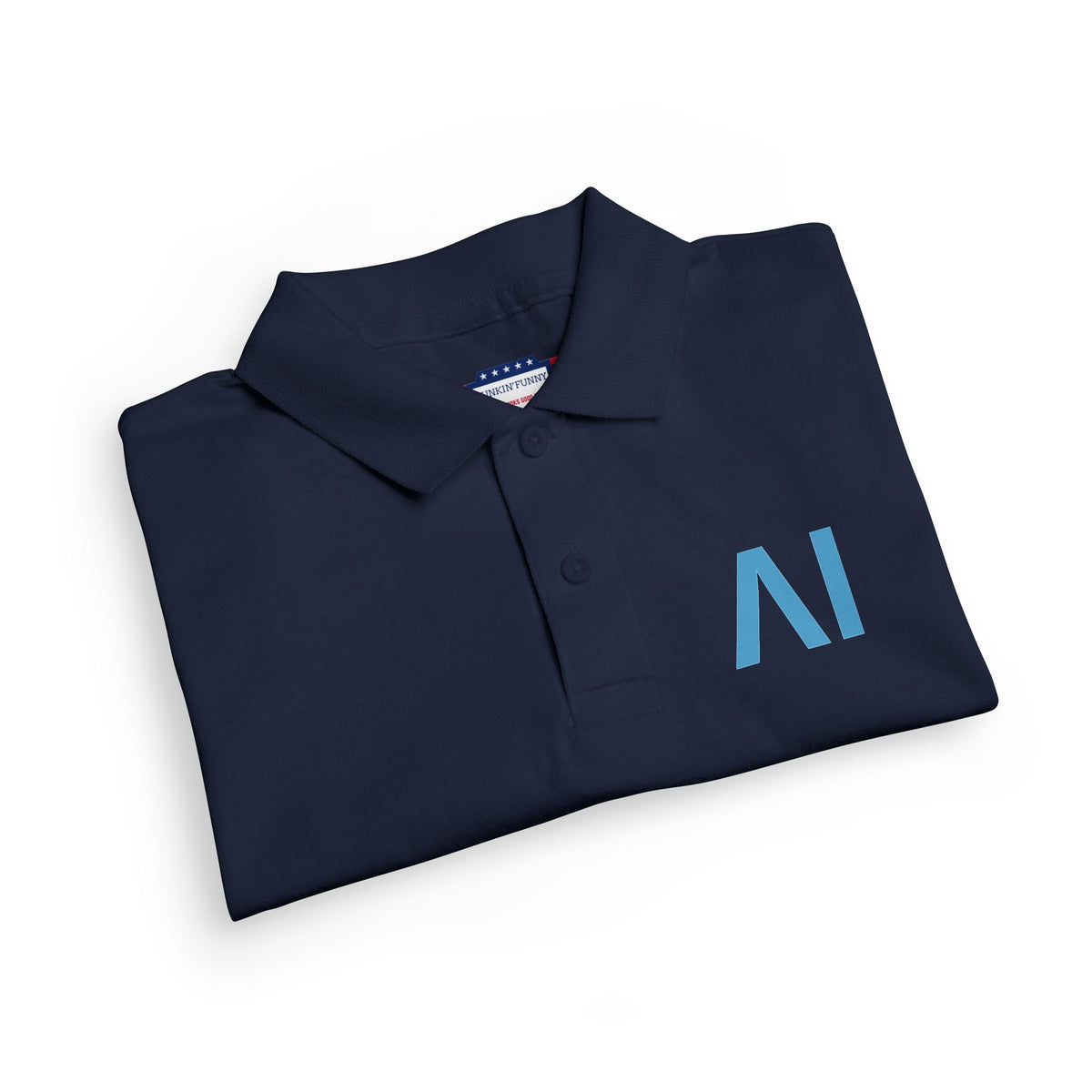 NeurolythicAI Youth Polo Shirt — Black Kids' Tech Logo Polo