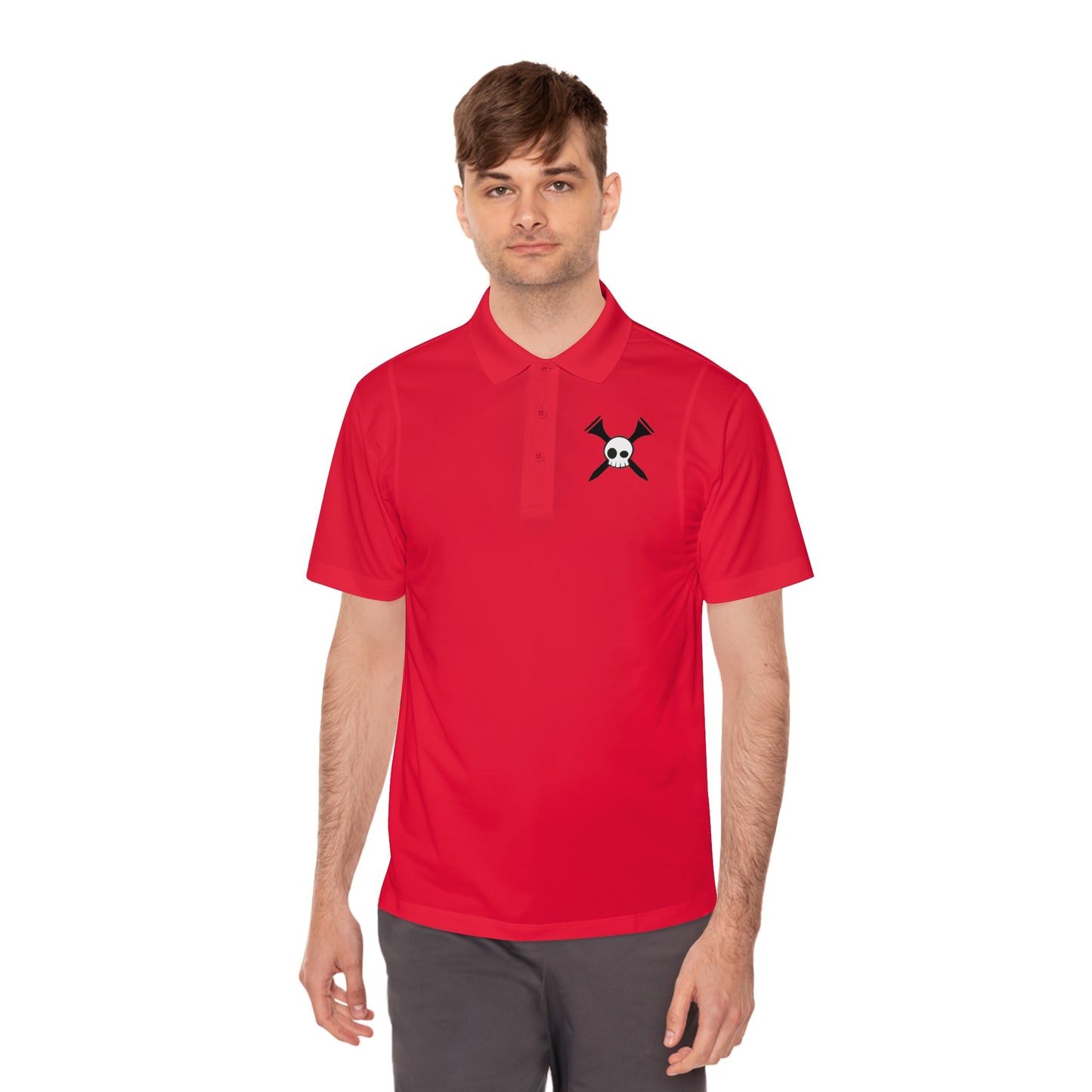 Tee-bone - Golf Polo Shirt with 'Tee It High, Let It Fly' Design