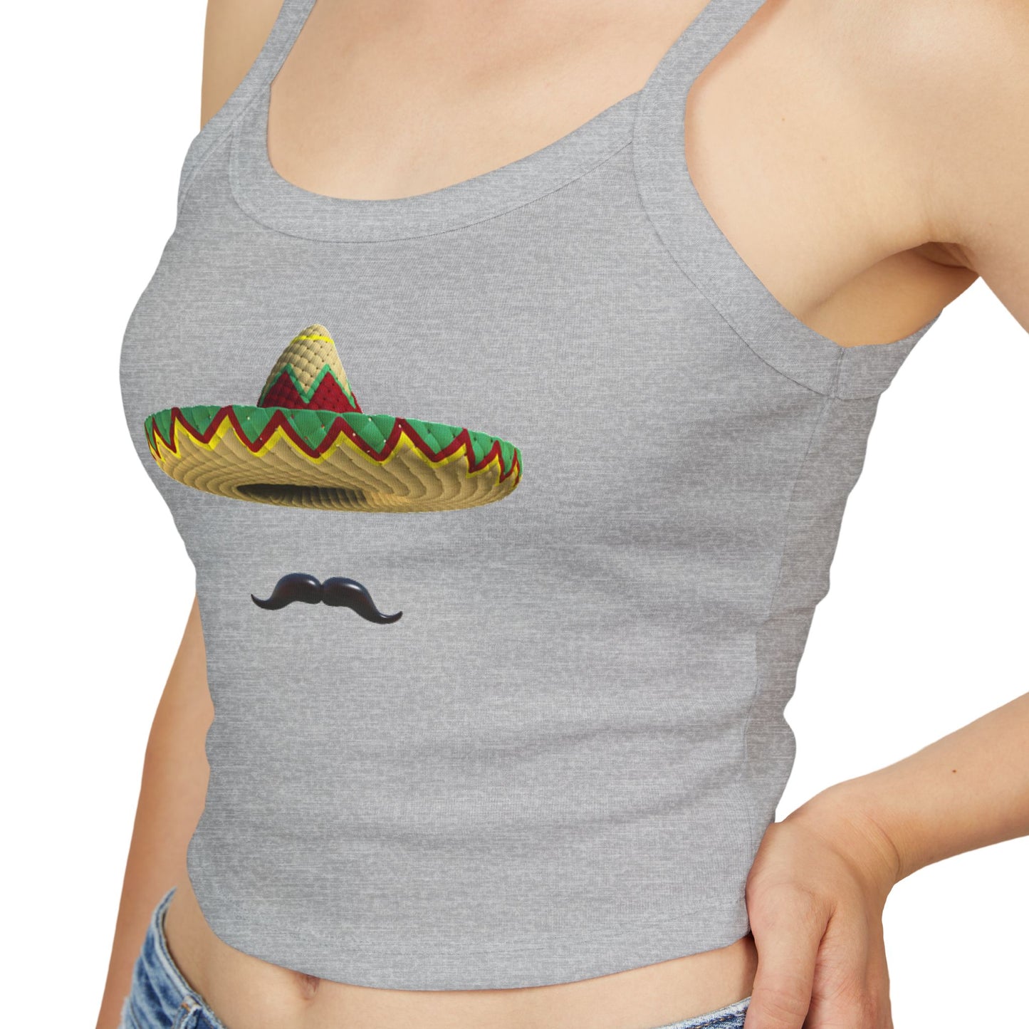 Easy Halloween Costume - Temu Obama - Dollar Store Obama - Sombrero Tank, Gift for Her