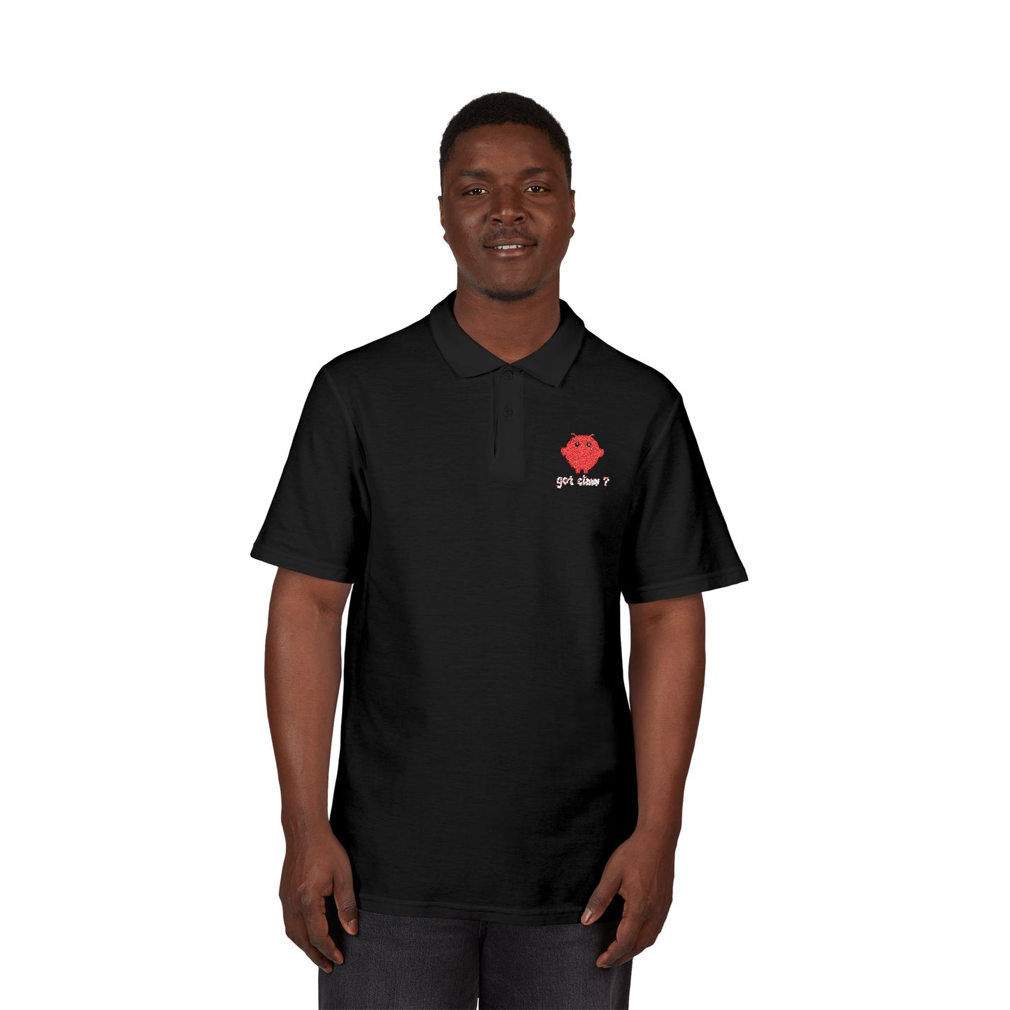 Embroidery Polo Shirt — OpenClaw Logo with "Got Claw?" Tagline