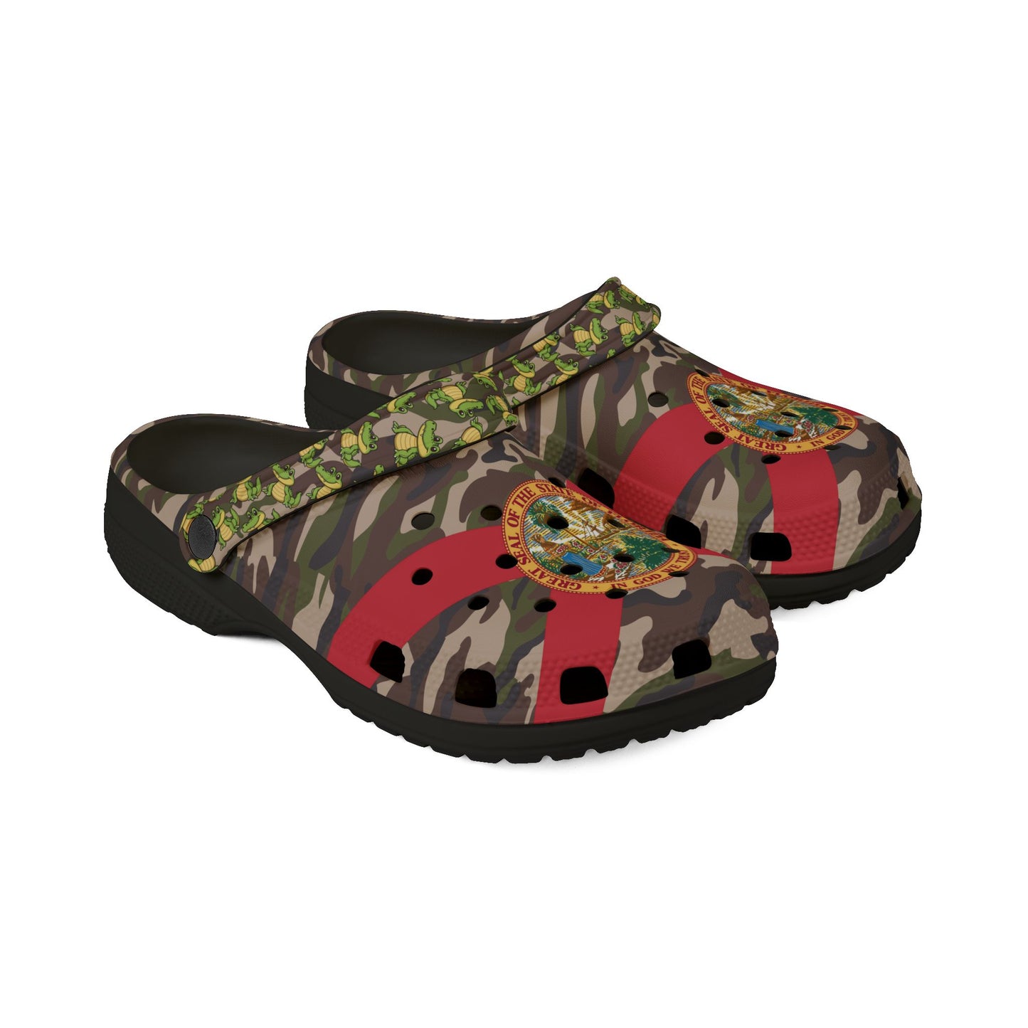Florida Gator Camo Crocolookalikes, Comfortable Garden Footwear, Unique Outdoor Slip-Ons, Trendy Beach Shoes, Summer Essentials, Ideal Gift [...]