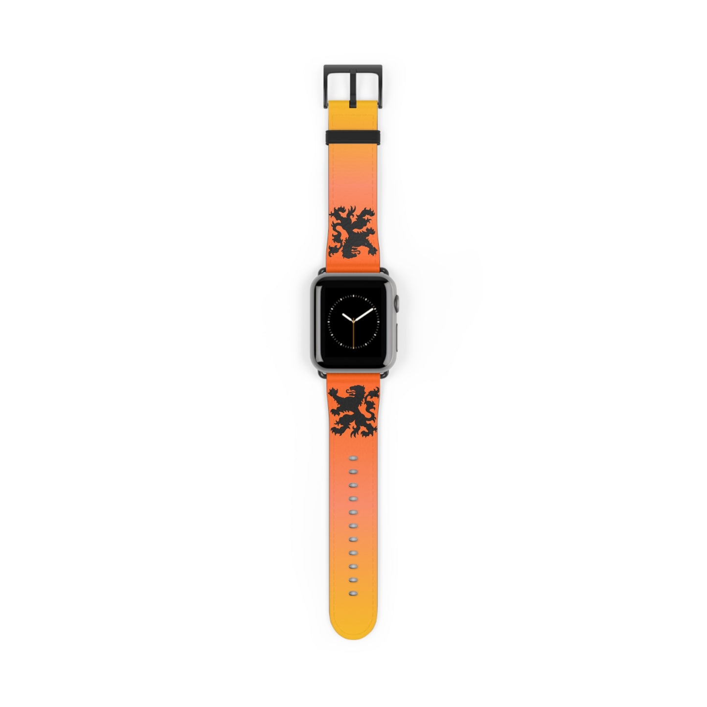 Dutch - Gradient Watch Band, Vibrant Sports Strap, Gift for Fitness Enthusiasts, Casual Wear Accessory, Adjustable Silicone Band