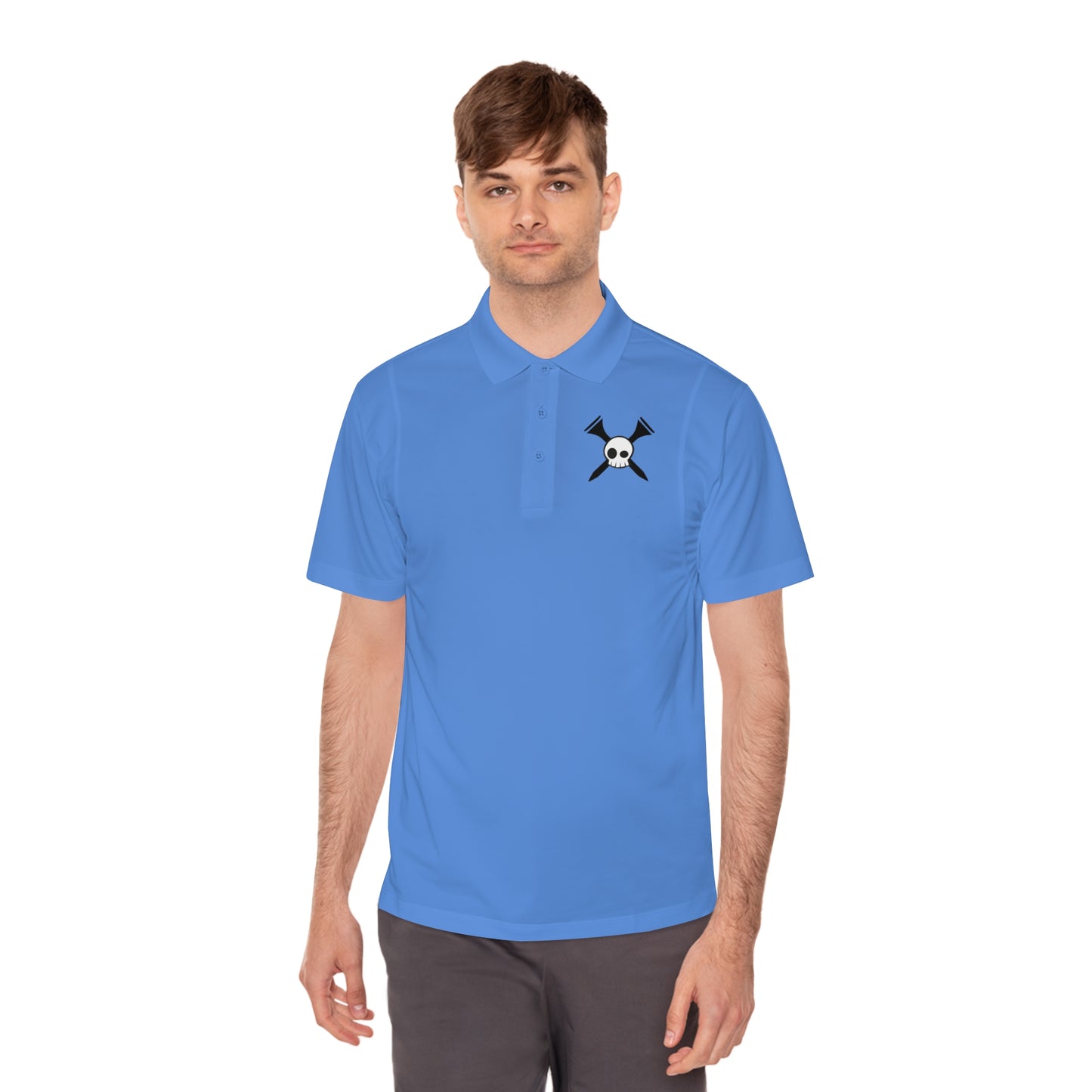 Tee-bone - Golf Polo Shirt with 'Tee It High, Let It Fly' Design