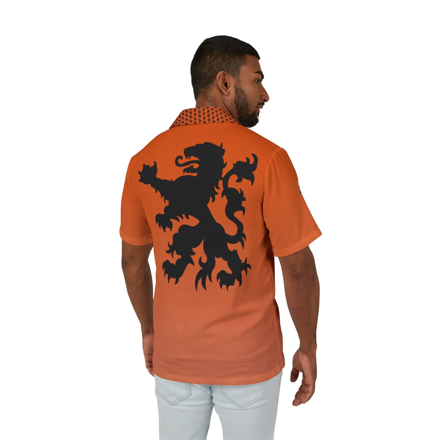 Dutch Hawaii shirt, perfect for Koningsdag, Voetbal, or just Summer Fashion, Tropical Vibes, Beach Party Wear, Vacation Essential, Trendy Casual