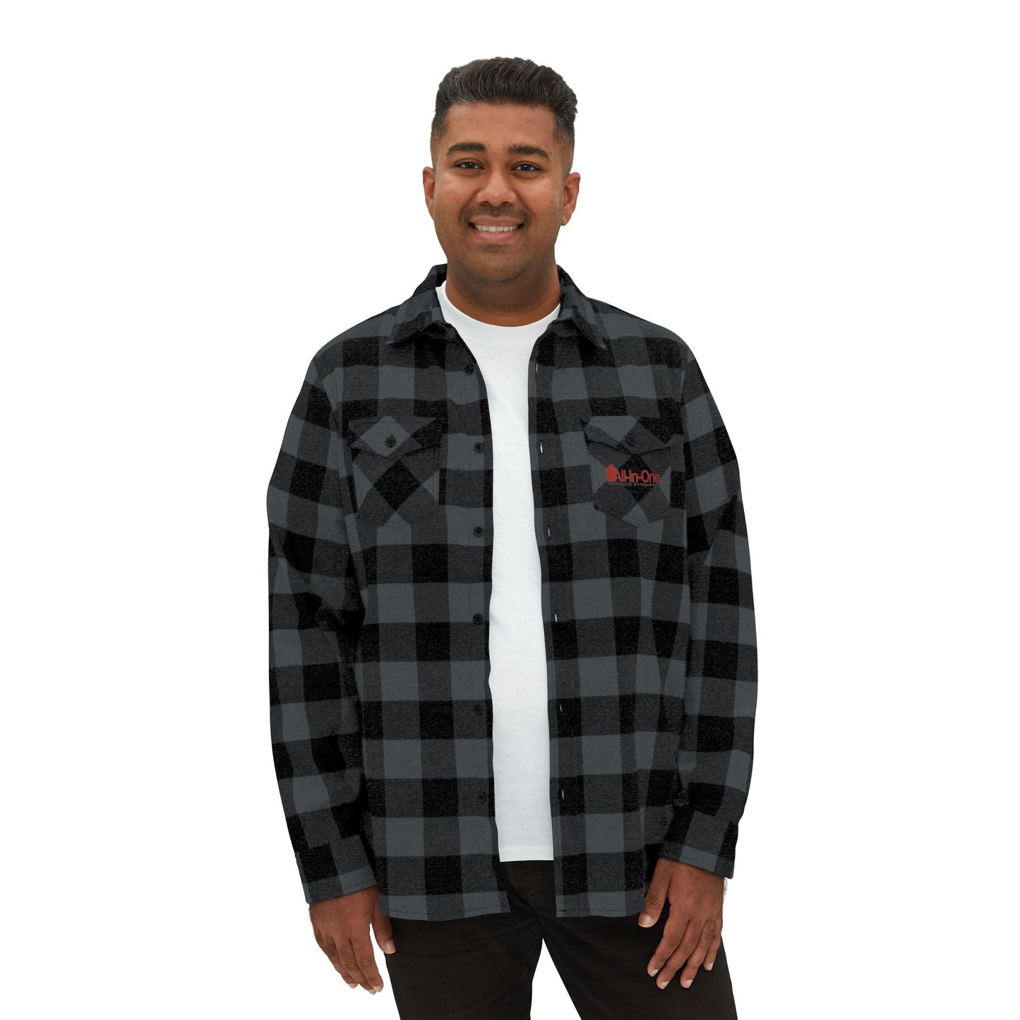 Buffalo Plaid Flannel Shirt — Classic Button-Up Workshirt - All-In-One