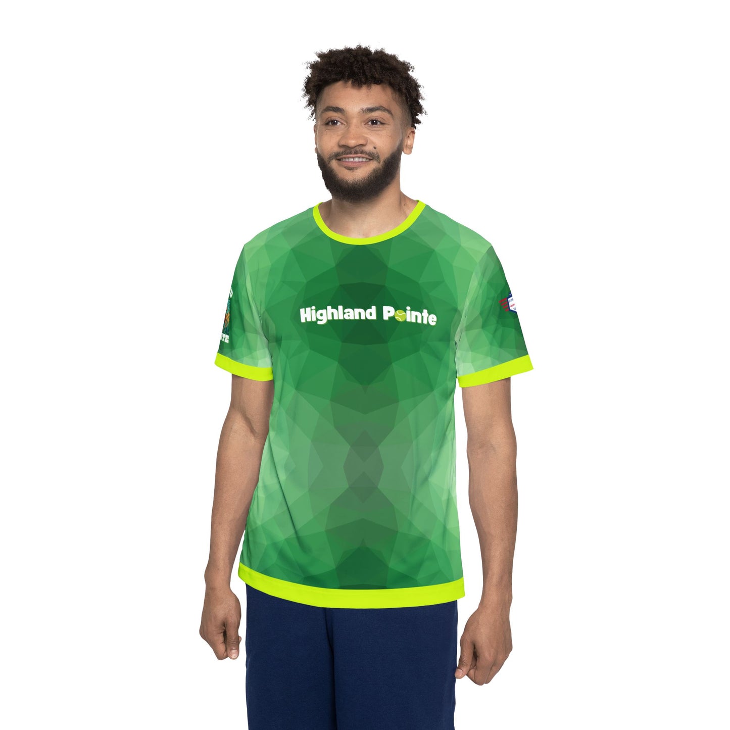 Highland Pointe Tennis Jersey for Active Lifestyles, Team Spirit Wear, Casual Outings, Game Day Apparel, Gift for Sports Fans